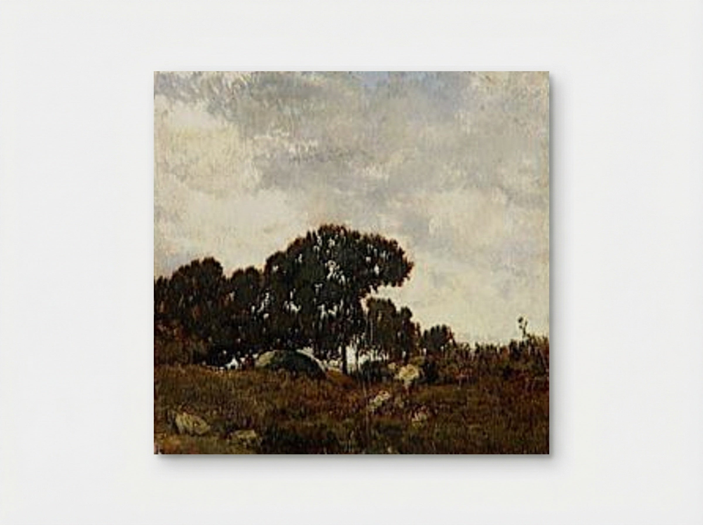The Hill - Théodore Rousseau - Poster