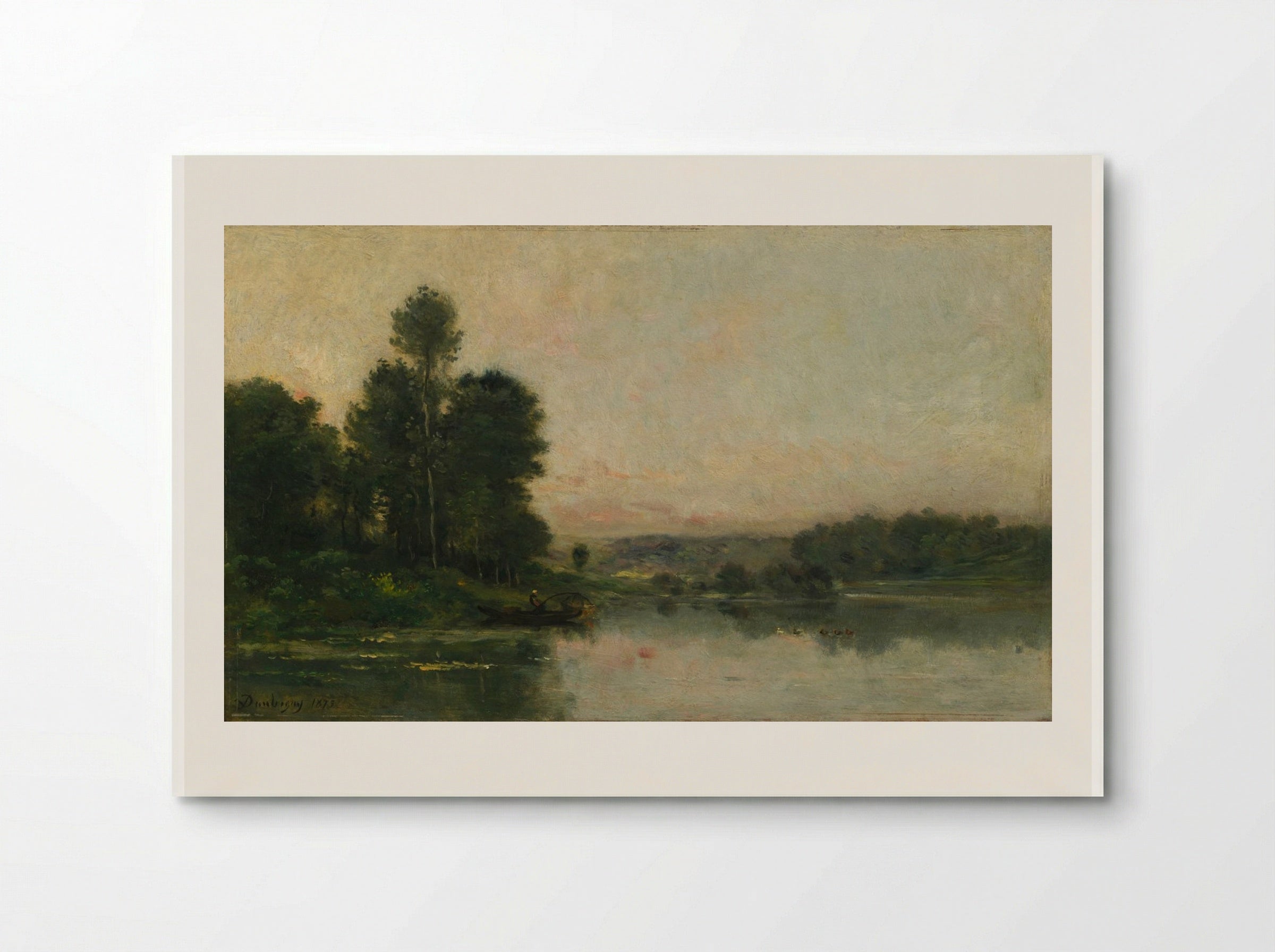 The Hillsides of Méry-sur-Oise, Opposite Auvers - Charles François Daubigny - Poster