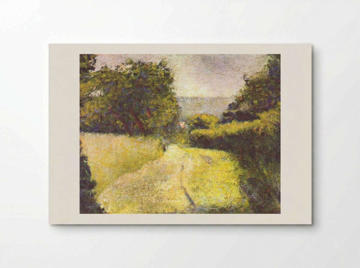 The Hollow Way - Georges Seurat - Poster