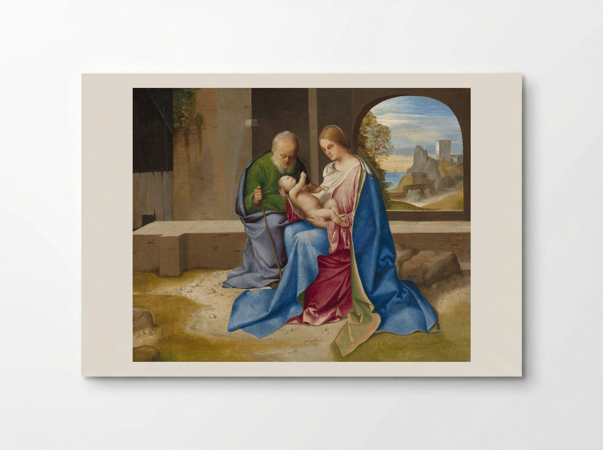 The Holy Family (Madonna Benson) - Giorgione - Poster