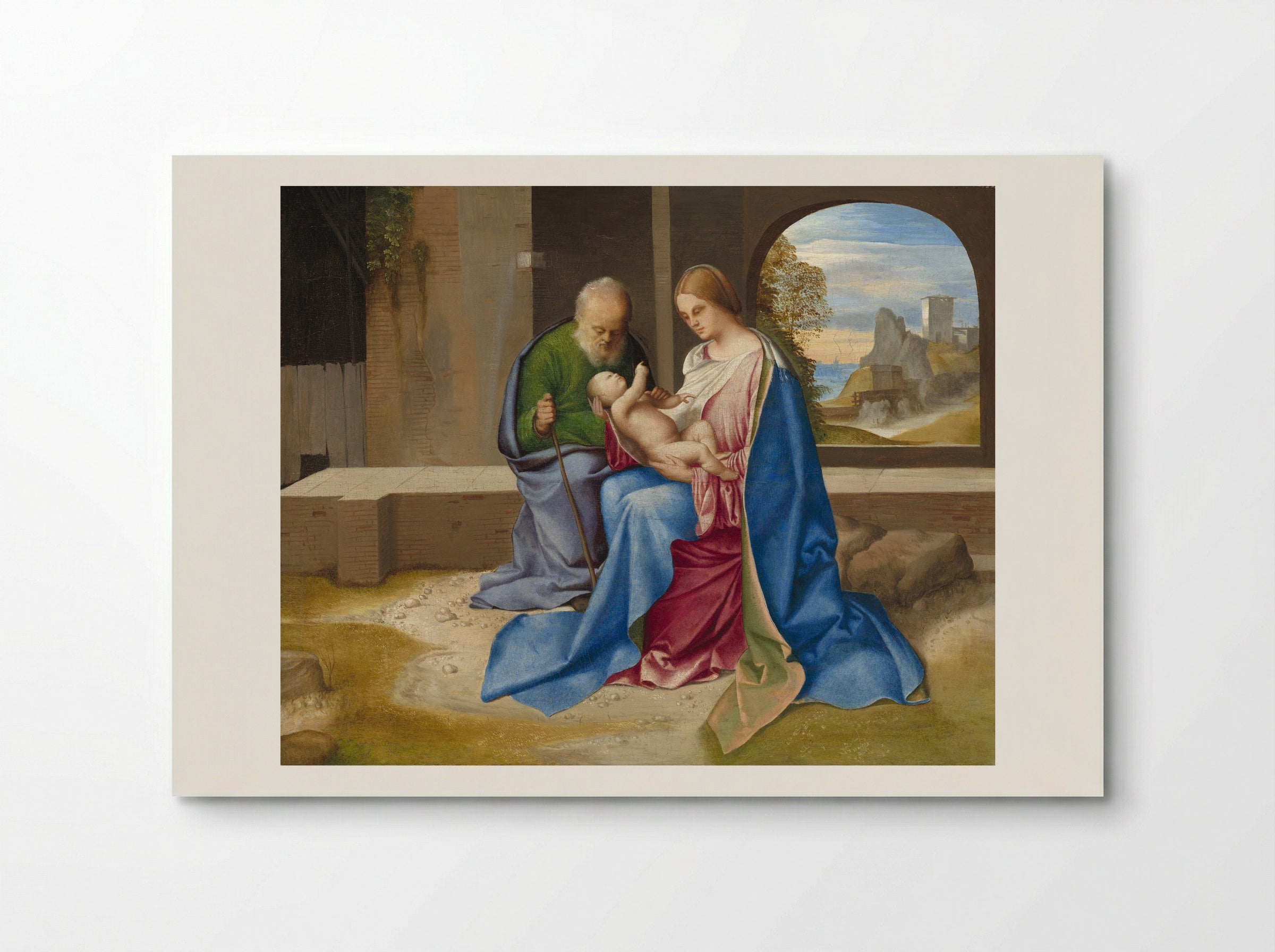 The Holy Family (Madonna Benson) - Giorgione - Poster