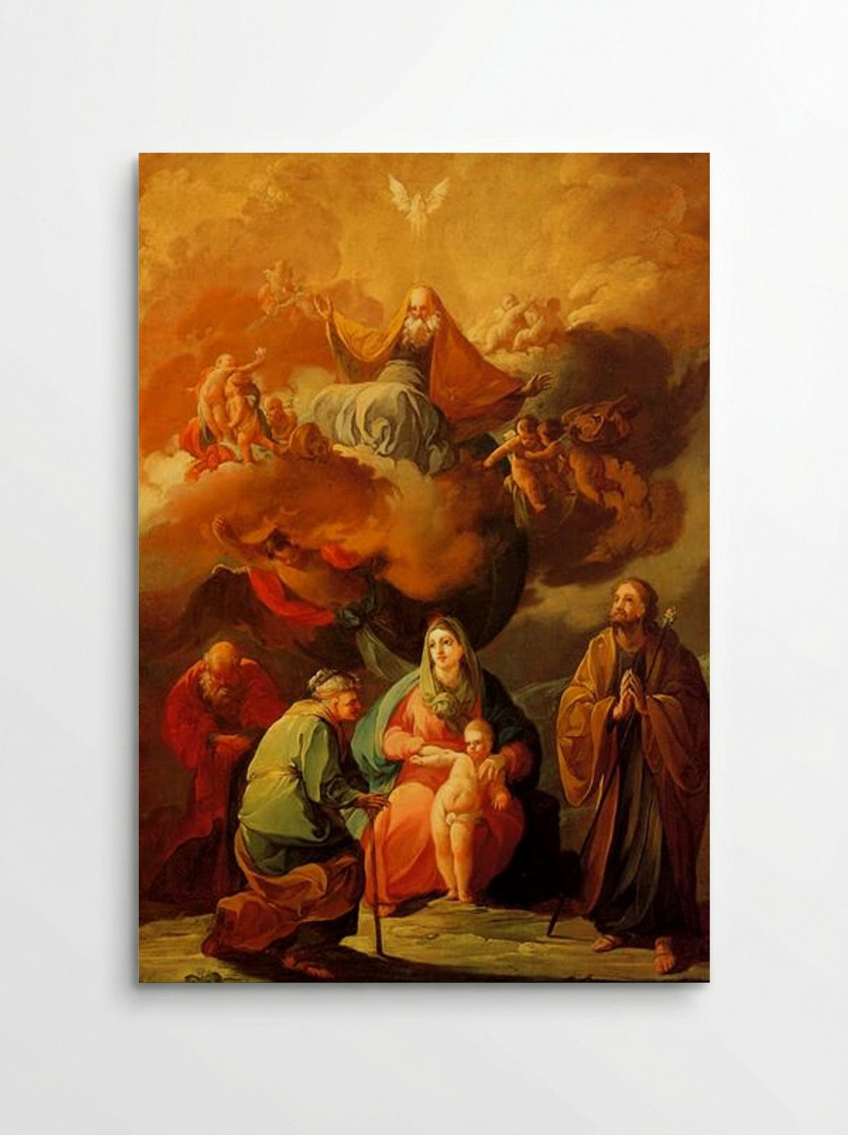 The Holy Family with Saint Anne and Saint John the Baptist - Francisco Goya - Poster