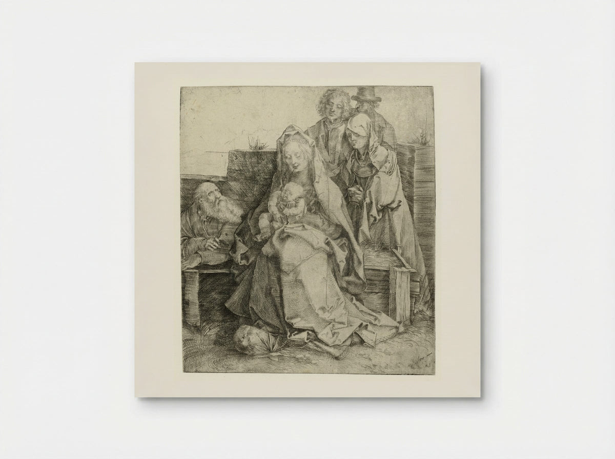 The Holy Family with Saint John the Evangelist, Mary Magdalene and Nicodemus - Albrecht Dürer - Poster