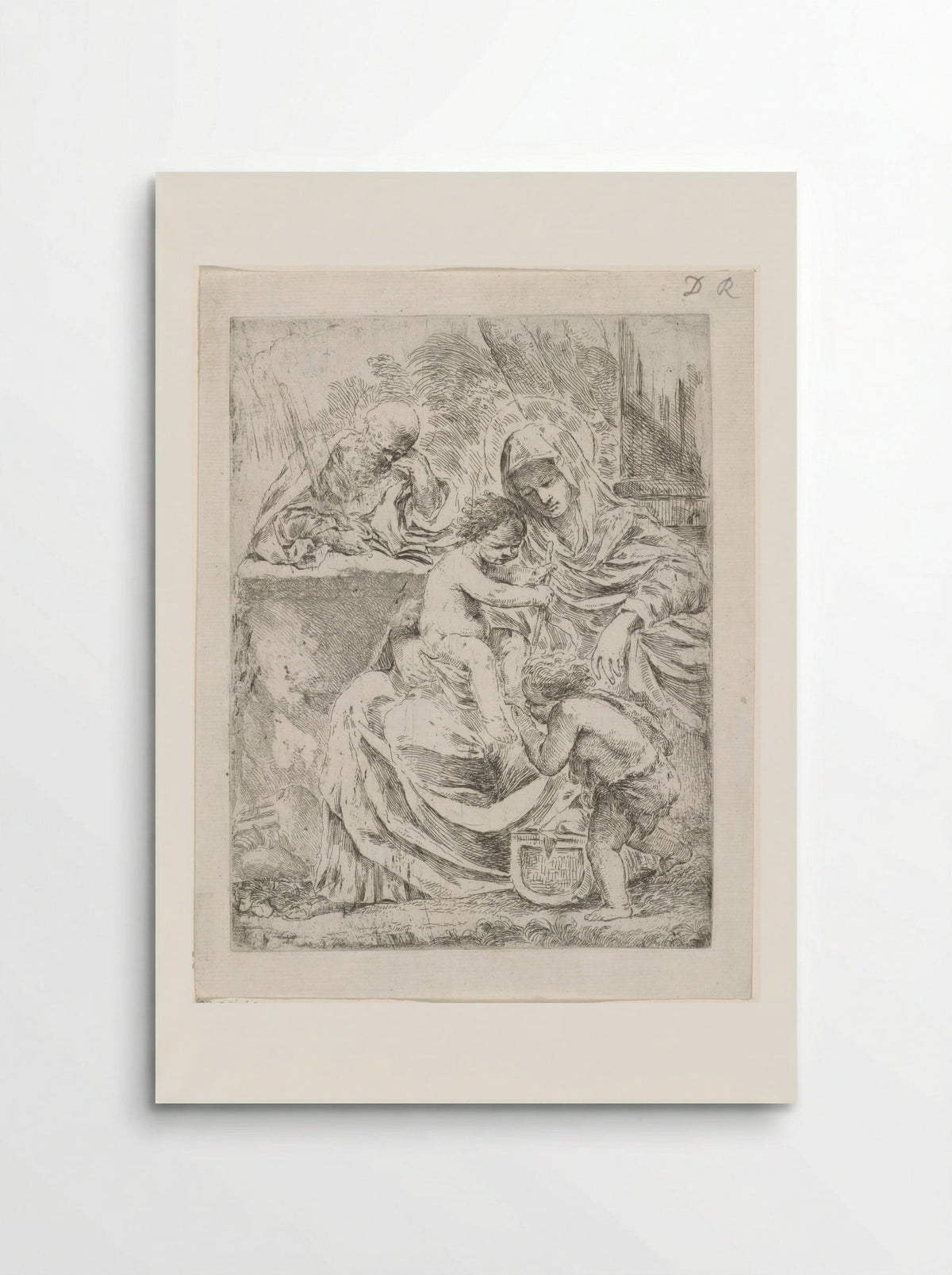 The Holy Family with the Infant Saint John the Baptist - Francesco Amato - Poster
