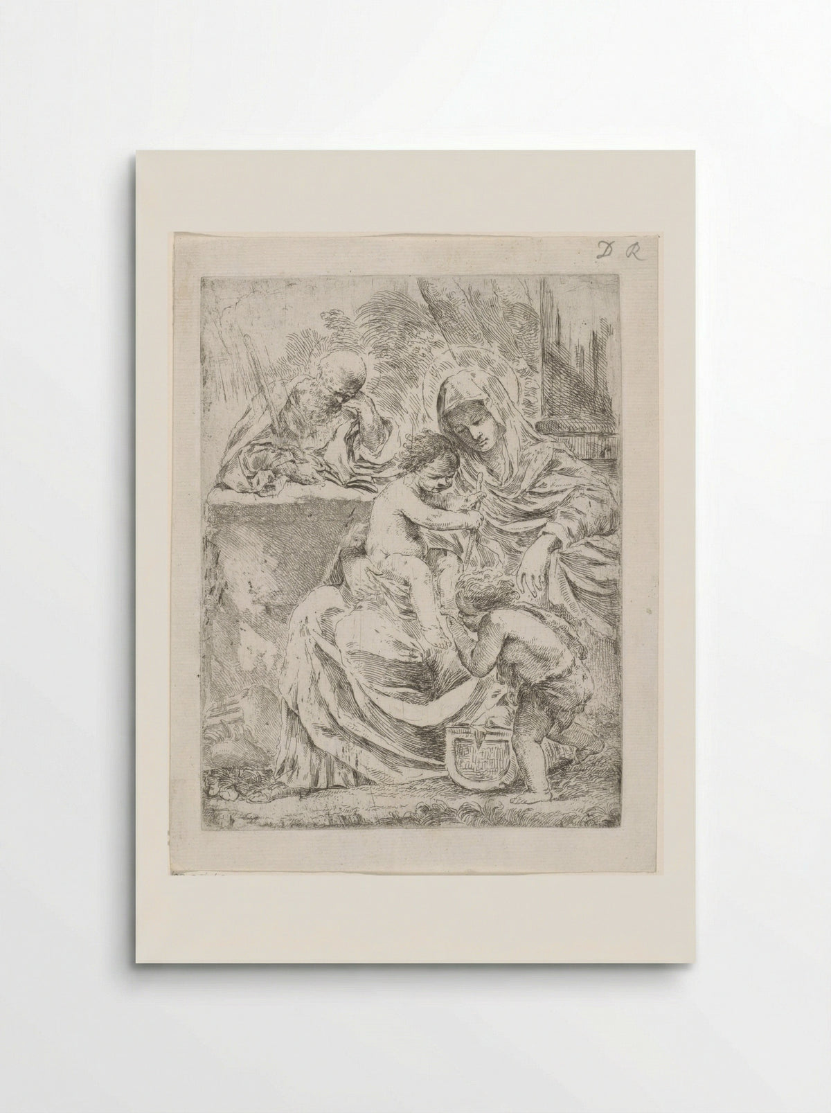 The Holy Family with the Infant Saint John the Baptist - Francesco Amato - Poster