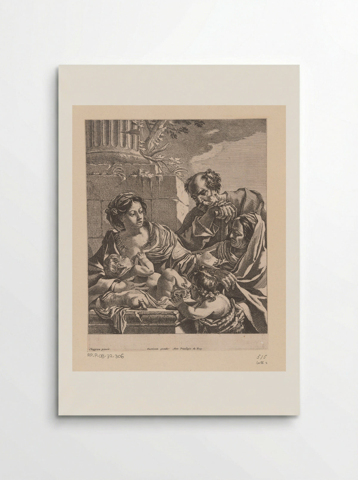 The Holy Family with the Nursing Virgin - Henri Picquot - Poster