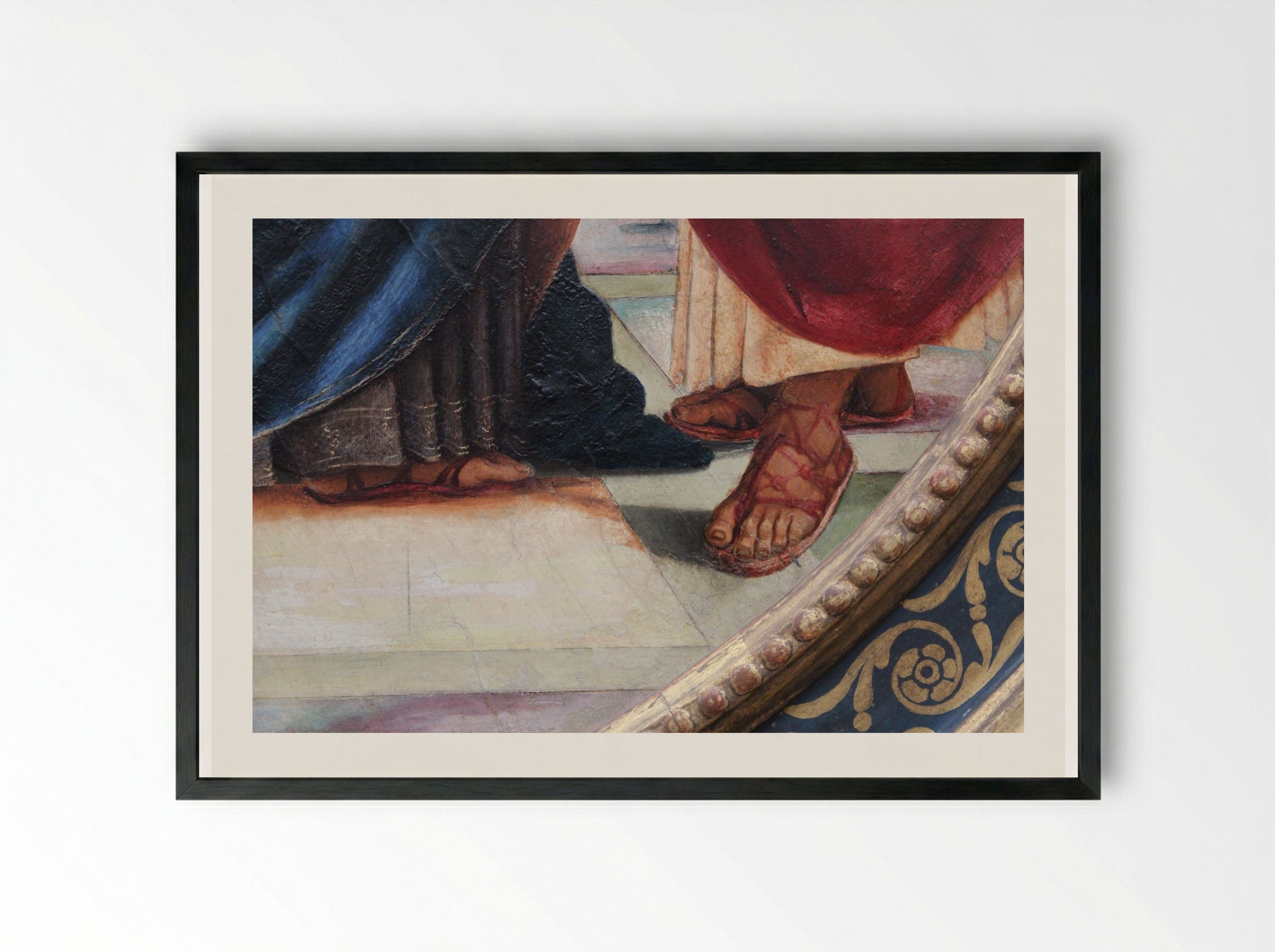 The Holy Family - Luca Signorelli - Framed Print Black