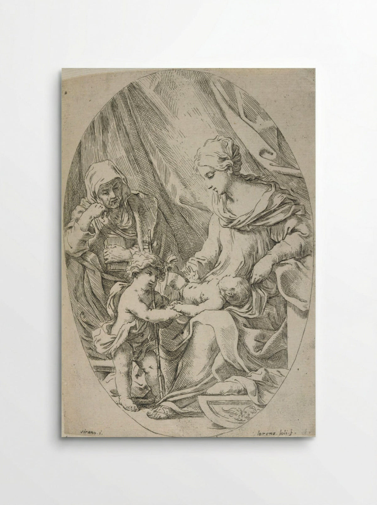 The Holy Family - Lorenzo Lolli - Poster
