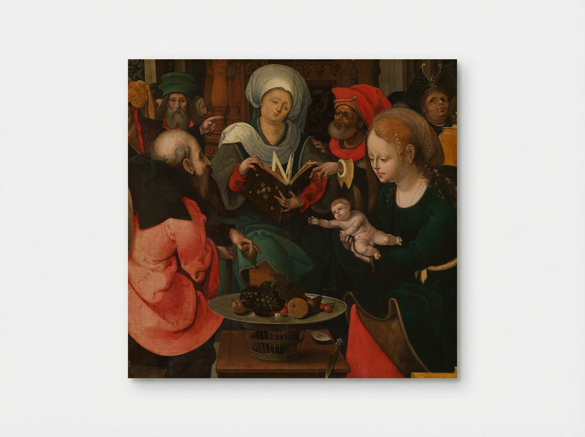 The Holy Kinship - Master of the Lille Adoration - Poster