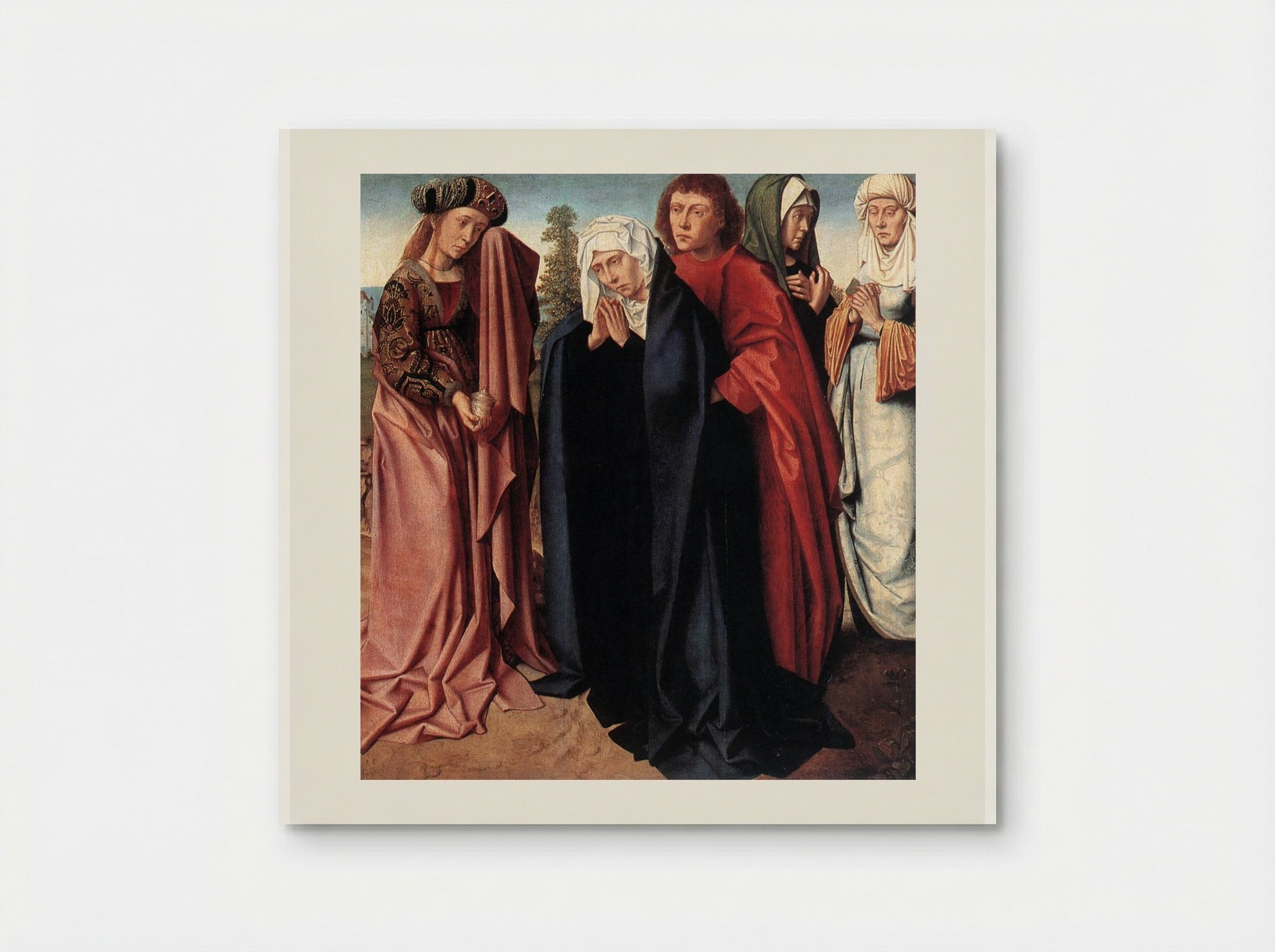 The Holy Women and St. John at Golgotha - Gerard David - Poster