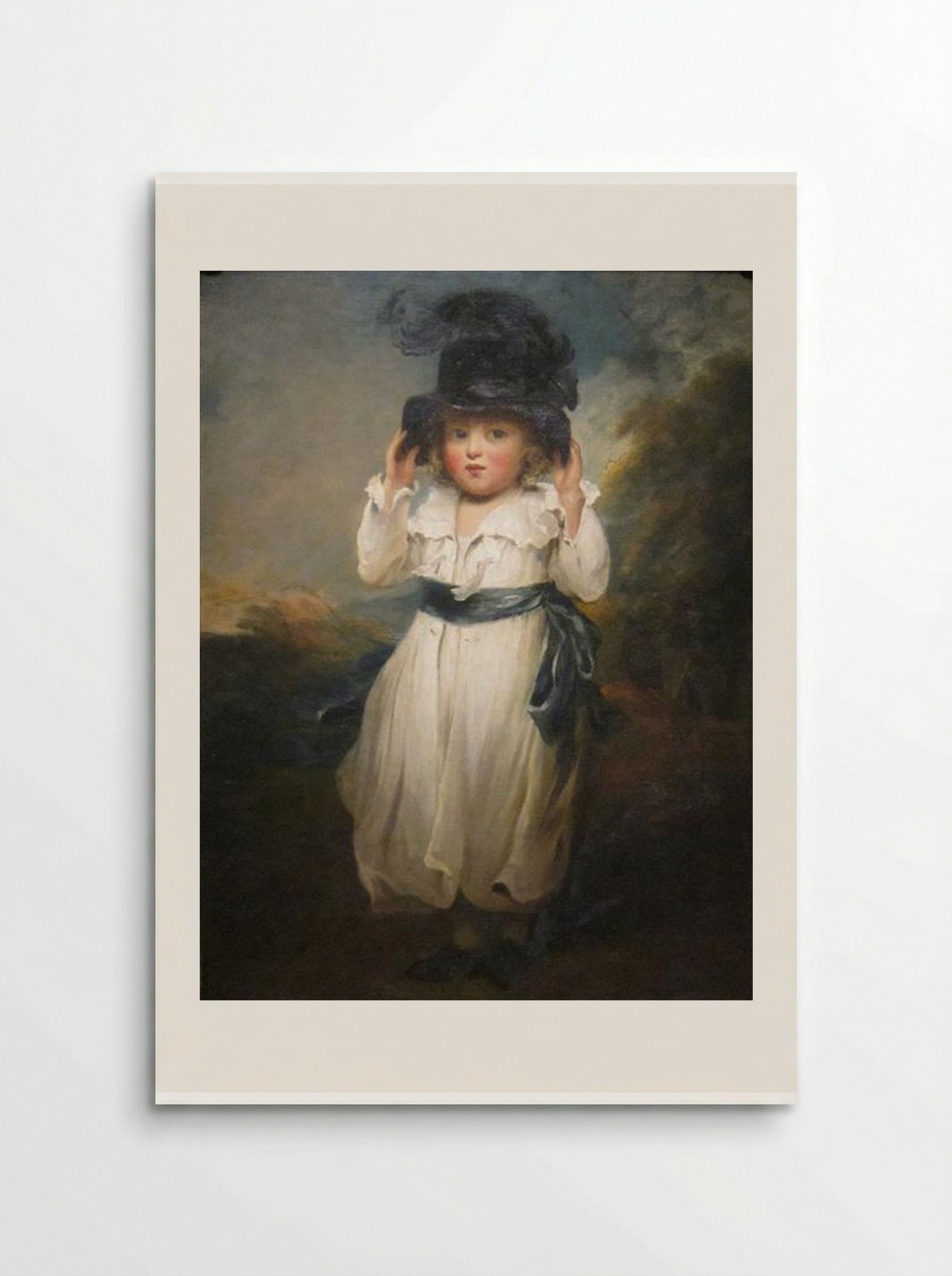 The Hon. Alicia Herbert as a Child - John Hoppner - Poster