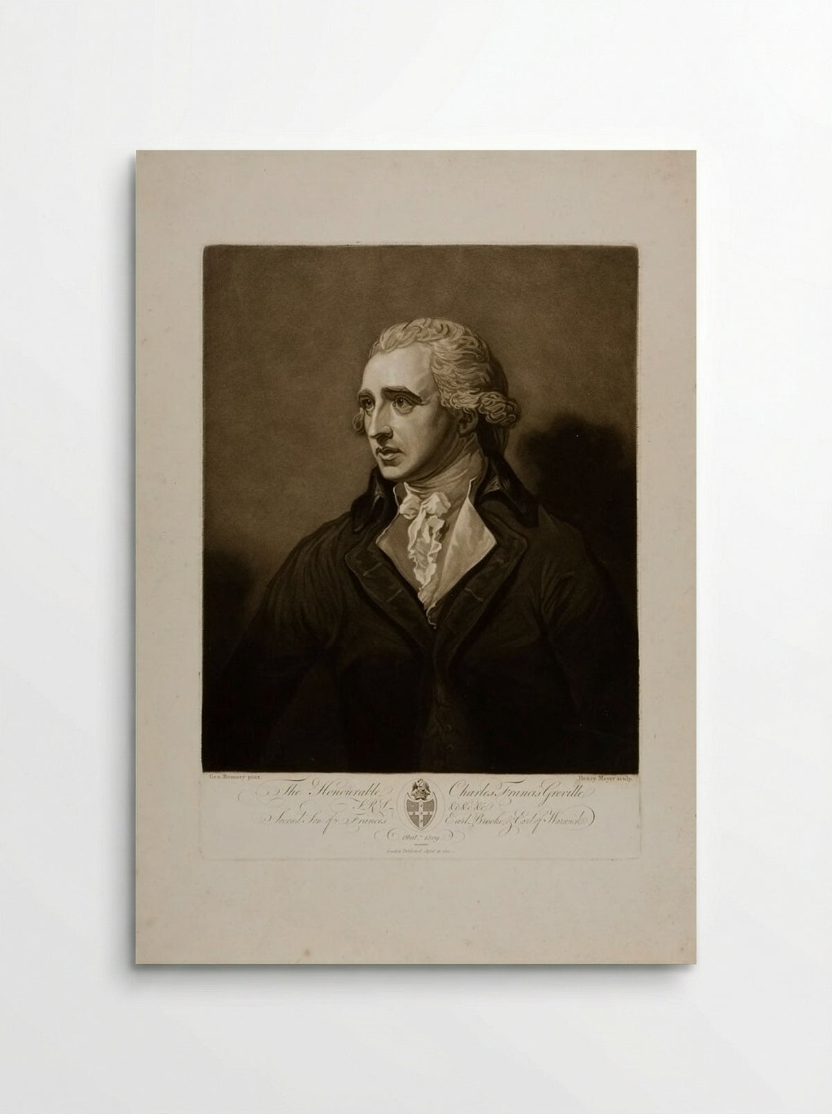 The Honorable Charles Francis Greville - Henry Meyer - Poster