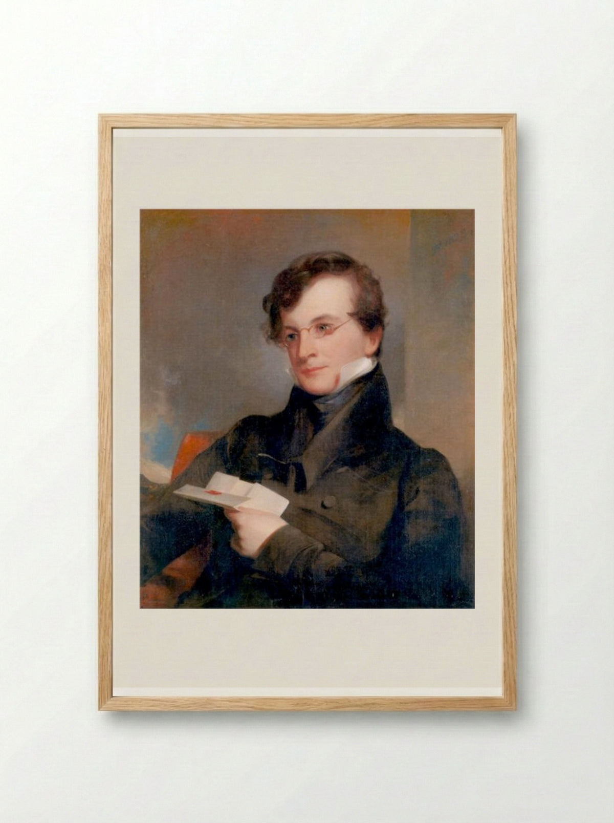 The Honorable Richard Biddle - Thomas Sully - Framed Print Wood