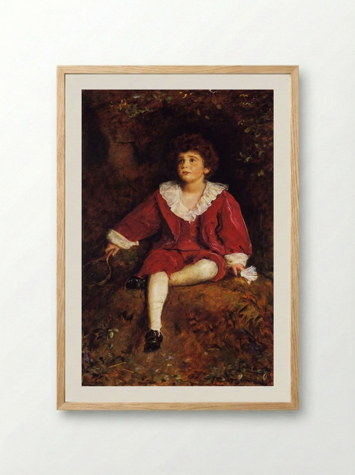 The Honourable John Nevile Manners - John Everett Millais - Framed Print Wood