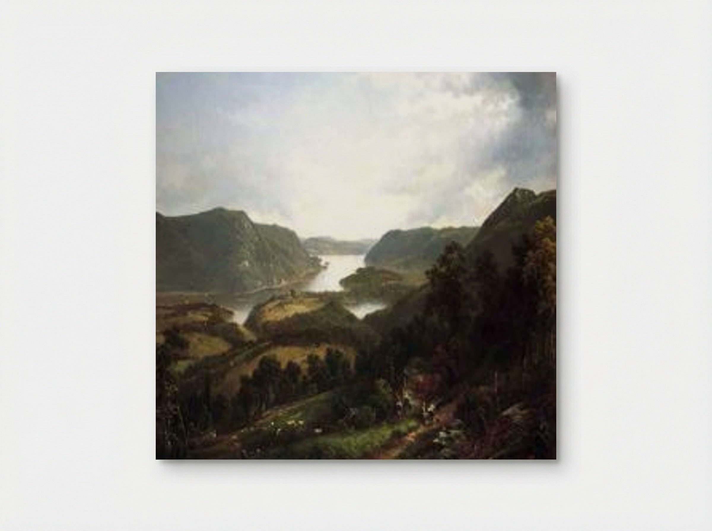 The Hudson River from Fort Montgomery - David Johnson - Poster