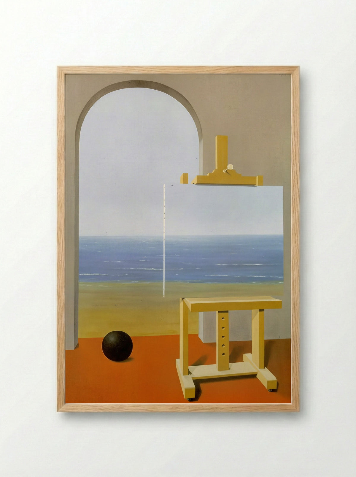 The Human Condition - René Magritte - Framed Print Wood