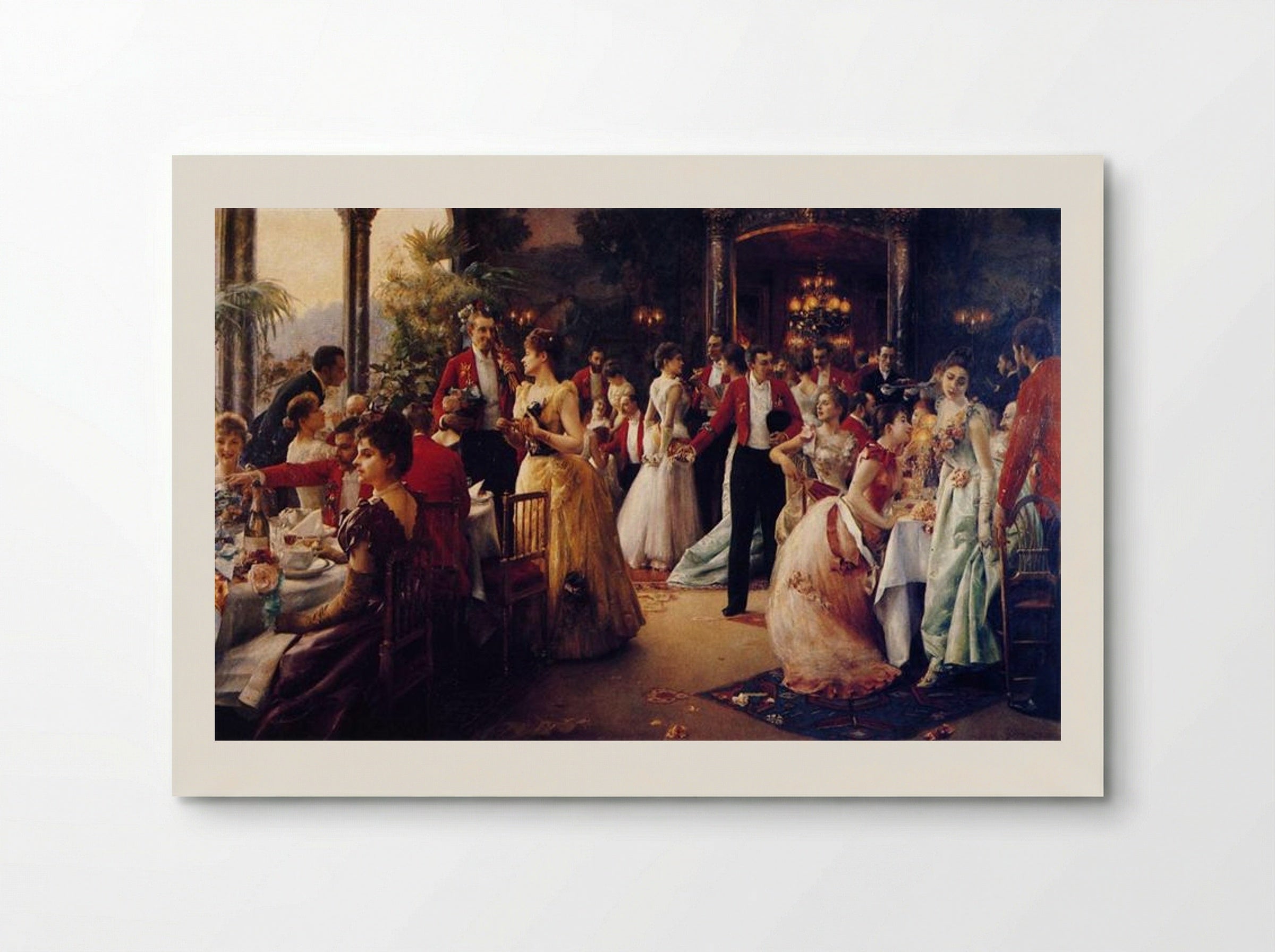 The Hunt Supper - Julius LeBlanc Stewart - Poster