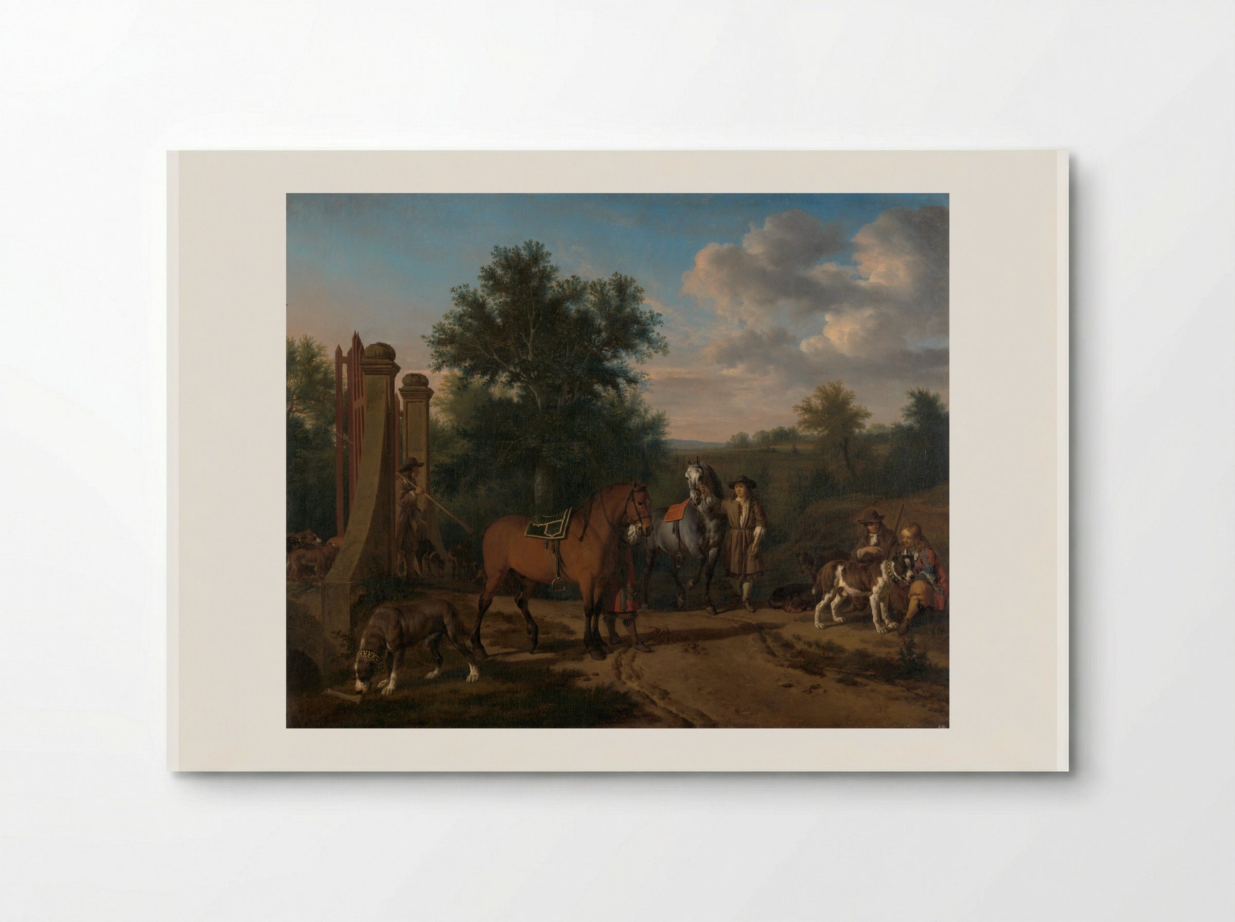 The Hunting Party - Adriaen van de Velde - Poster