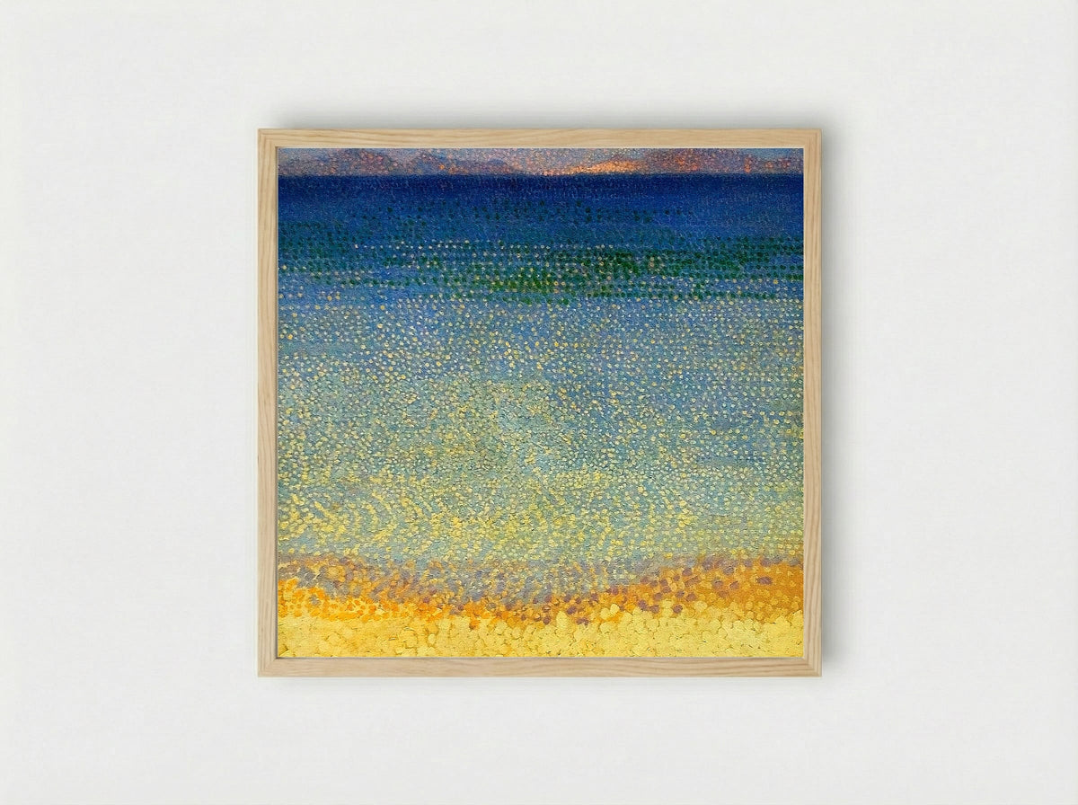 The Iles d'Or (The Iles d'Hyeres, Var) - Henri-Edmond Cross - Framed Print Wood