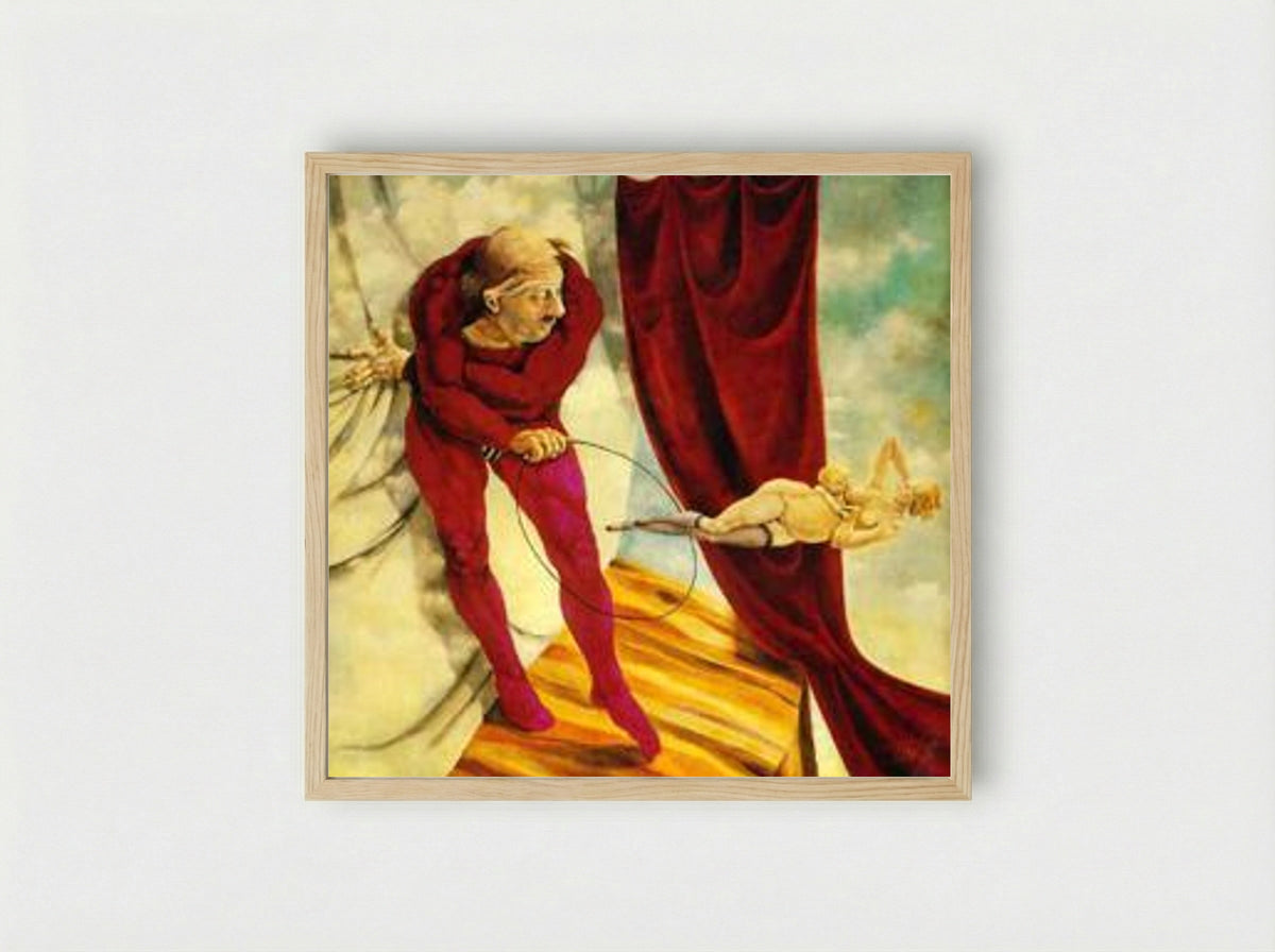 The Illusionist - Benjamin Cañas - Framed Print Wood