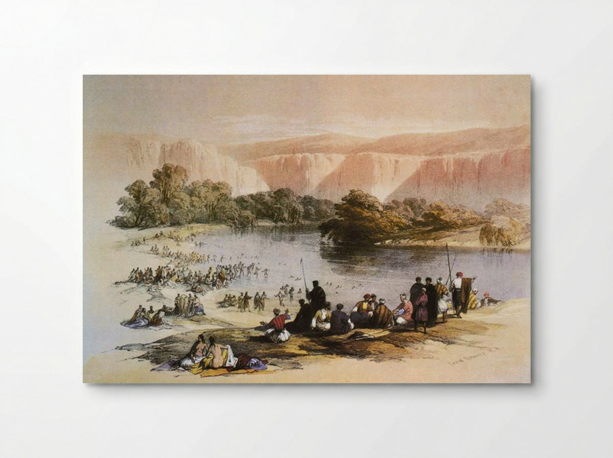 The Immersion of the Pilgrims - David Roberts - Poster