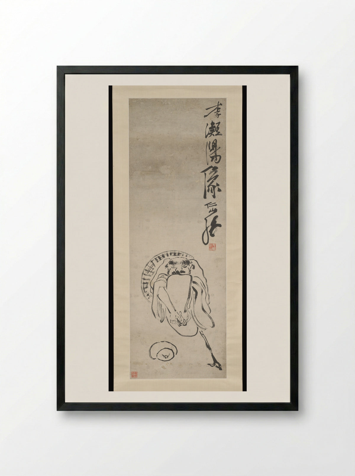 The Immortal Li Tieguai - Su Renshan - Framed Print Black