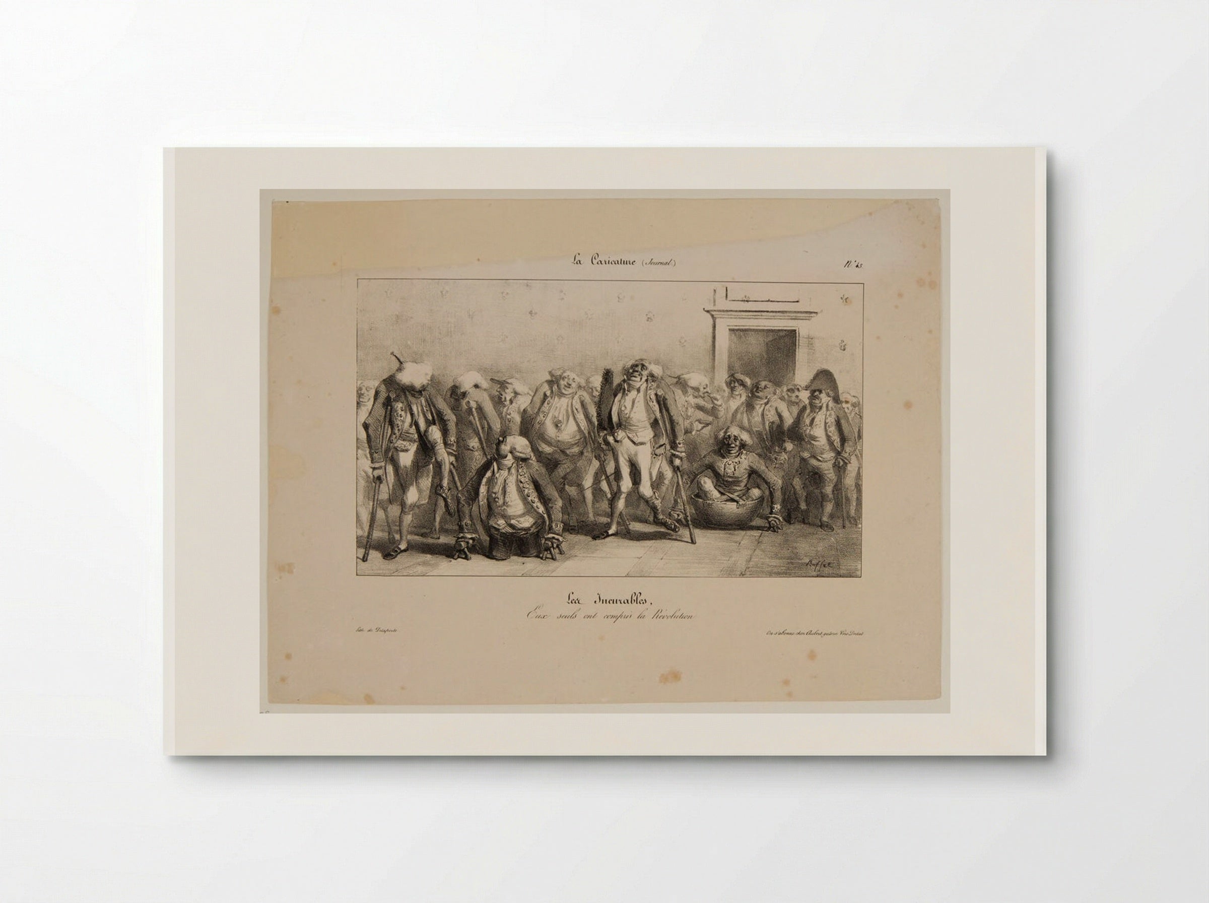 The Incurables: They Alone Understood the Revolution - Denis-Auguste-Marie Raffet - Poster