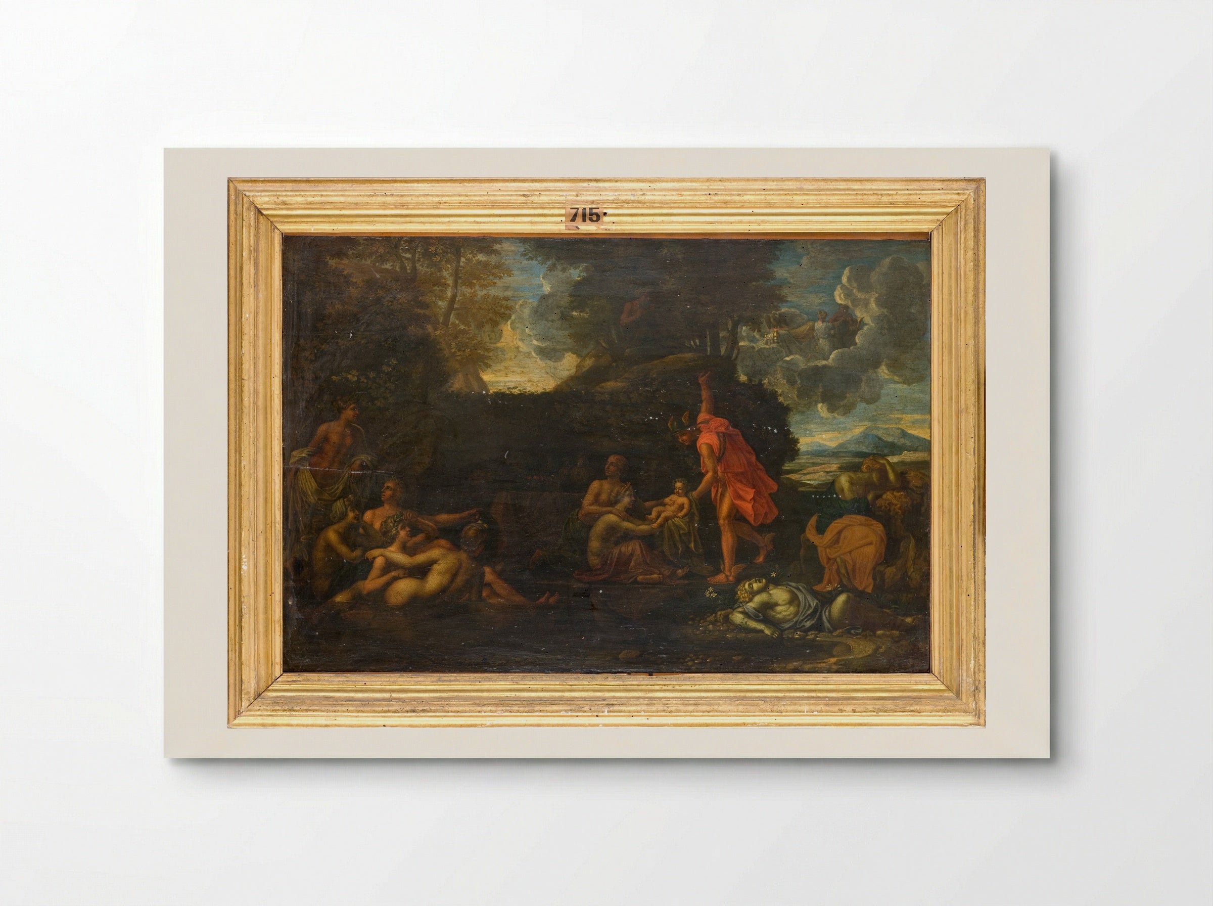 The Infant Bacchus Entrusted to the Nymphs of Nysa - Nicolas Poussin - Poster