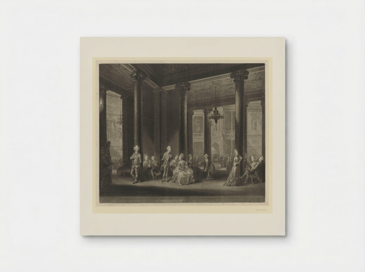 The Inside of the Pantheon in Oxford Road - Richard Earlom - Poster