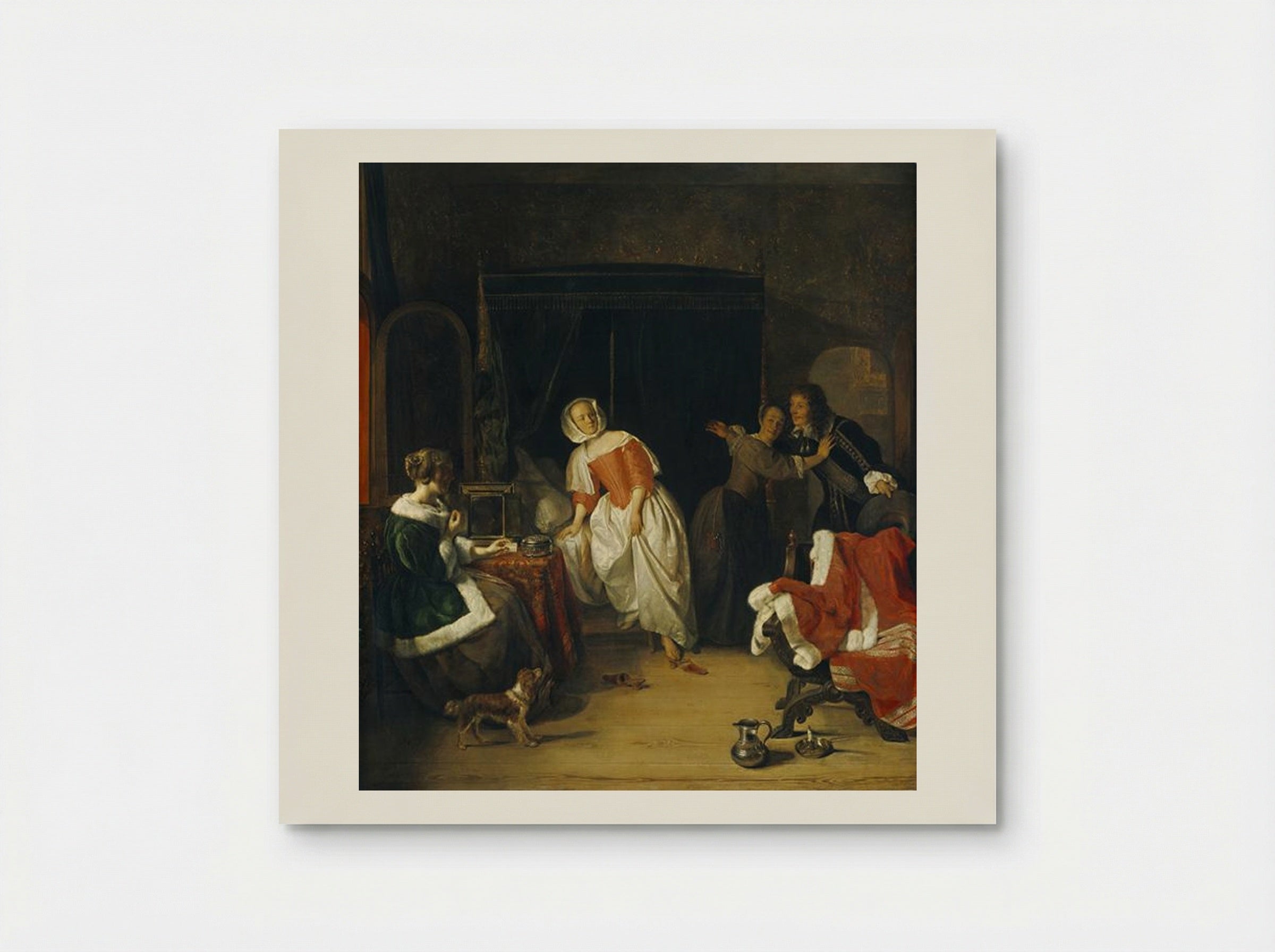 The Intruder - Gabriel Metsu - Poster