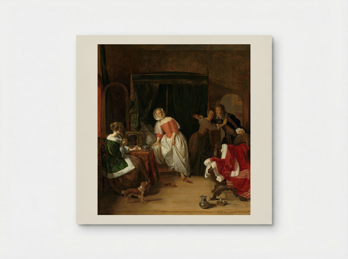The Intruder - Gabriel Metsu - Poster
