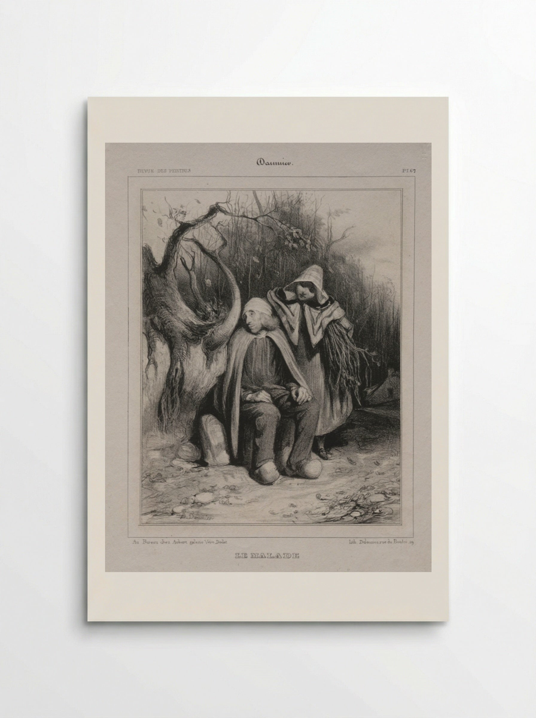 The Invalid - Honoré Daumier - Poster