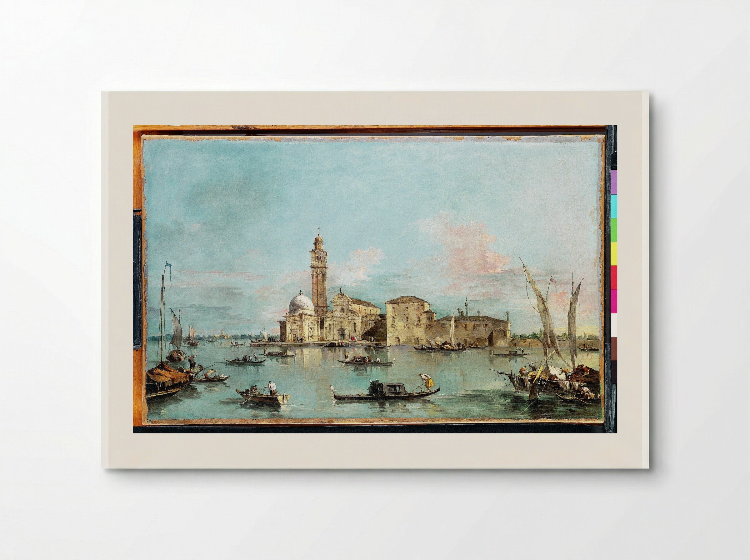 The Island of San Michele, Venice - Francesco Guardi - Poster