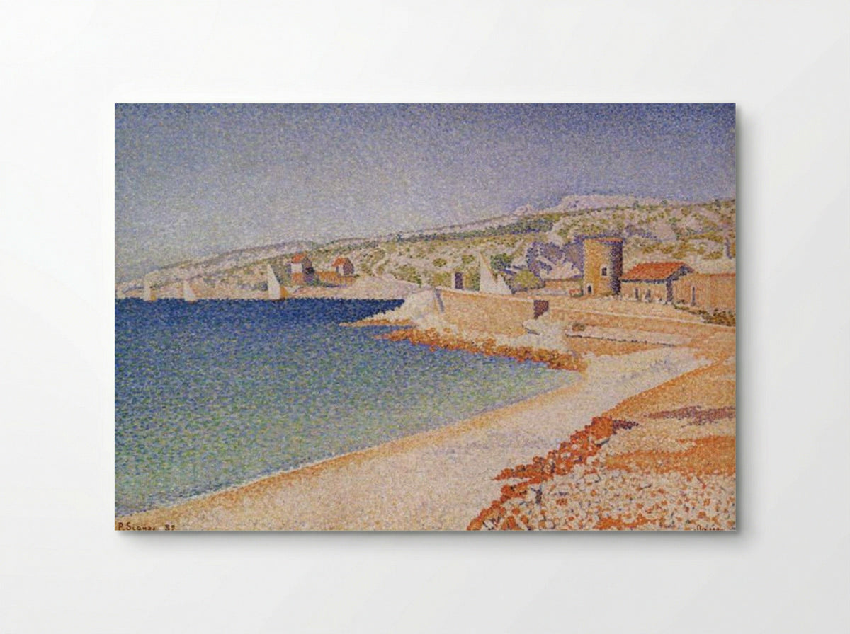 The Jetty at Cassis - Paul Signac - Poster