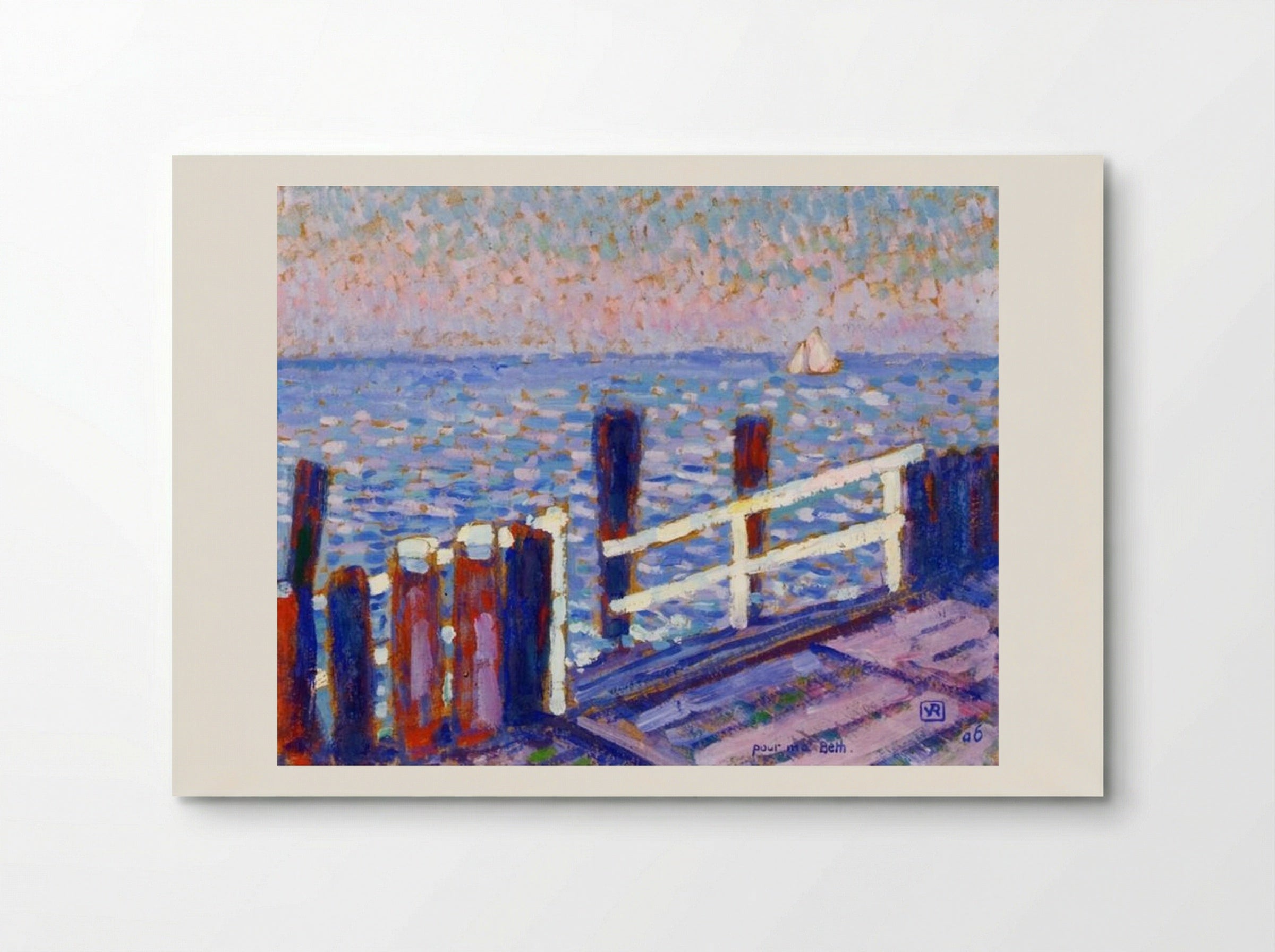The Jetty - Théo van Rysselberghe - Poster