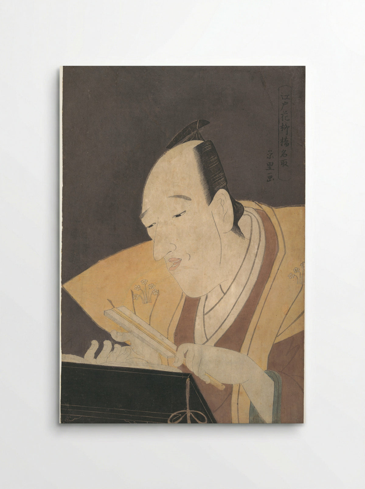 The Jo-ruri Narrator Tomimoto Buzendaya - Chōkyōsai Eiri - Poster