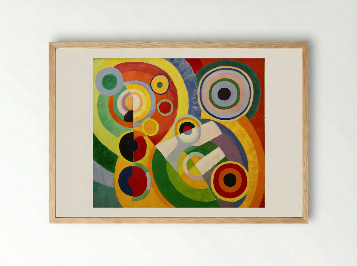 The Joy of Life - Robert Delaunay - Framed Print Wood