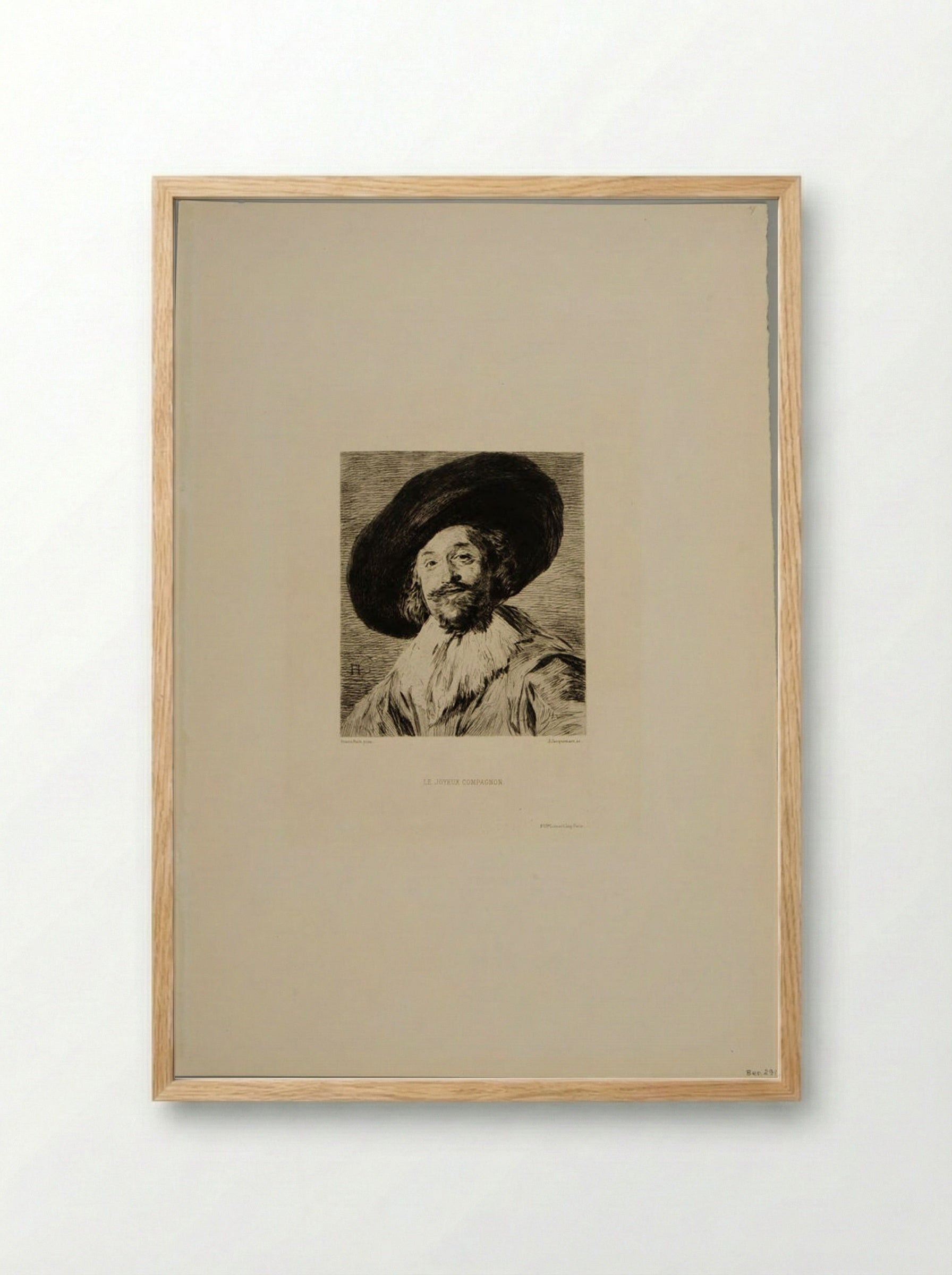The Joyous Playmate - Jules Ferdinand Jacquemart - Framed Print Wood