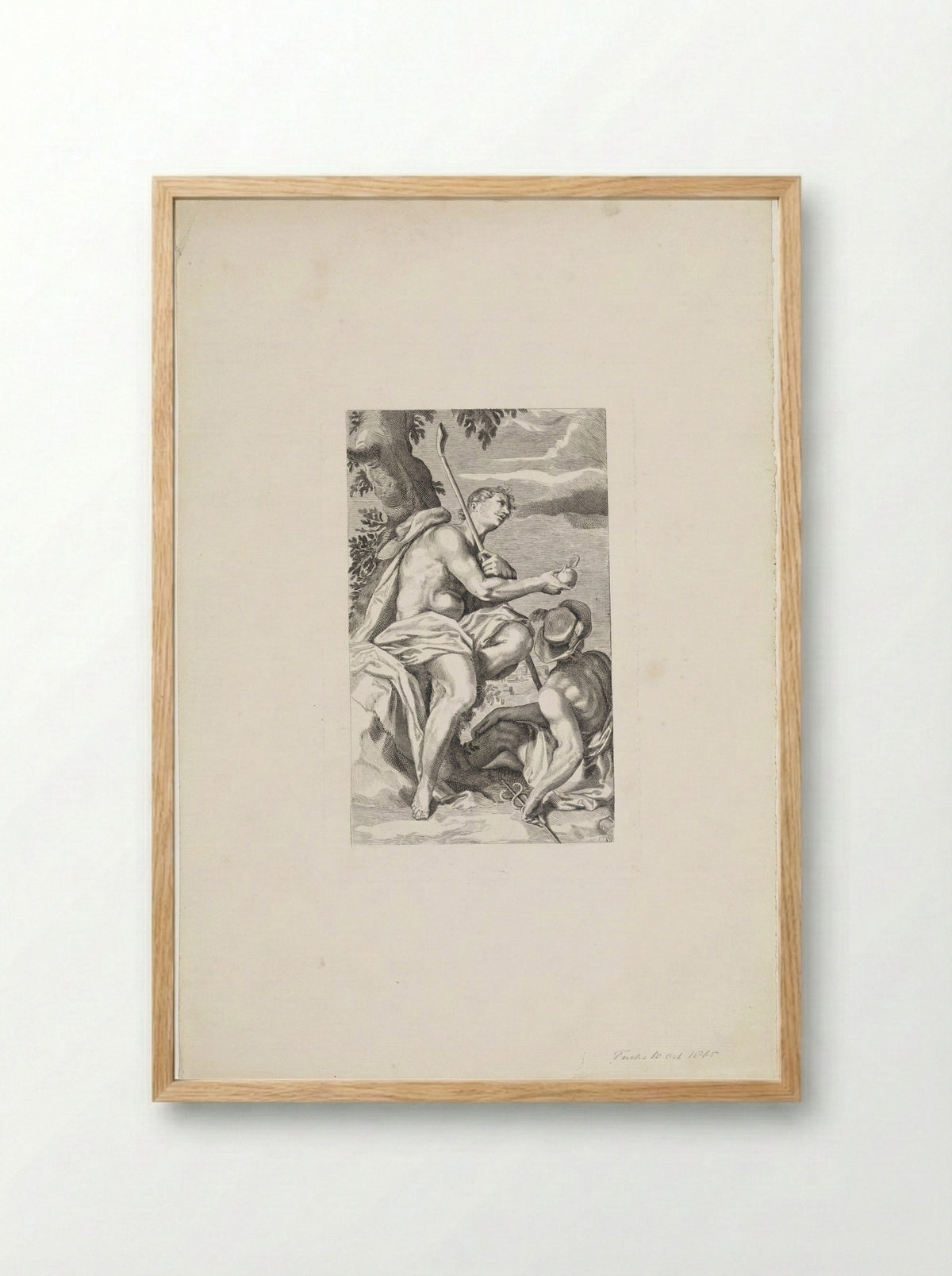 The Judgement of Paris - Fine Art Print - Framed Print Wood