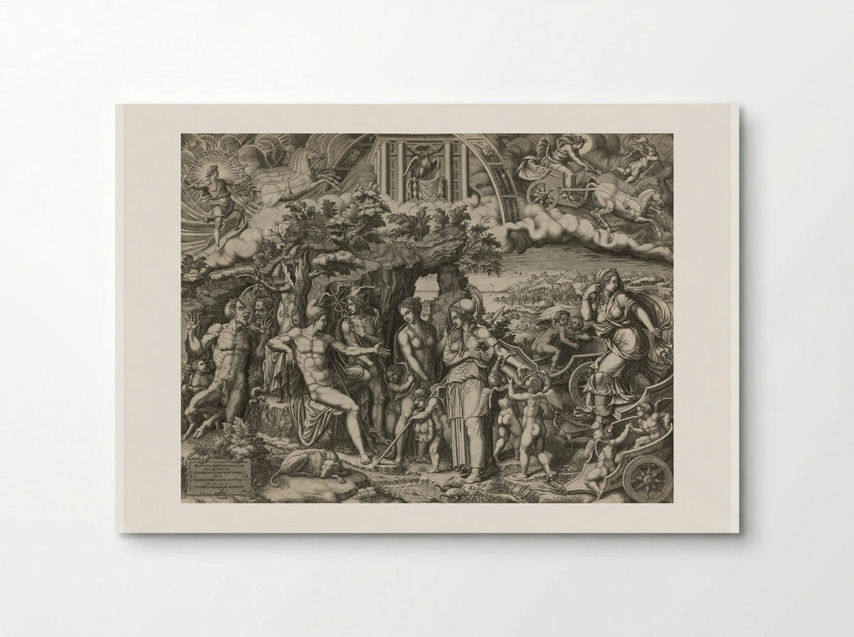 The Judgement of Paris - Giorgio Ghisi - Poster