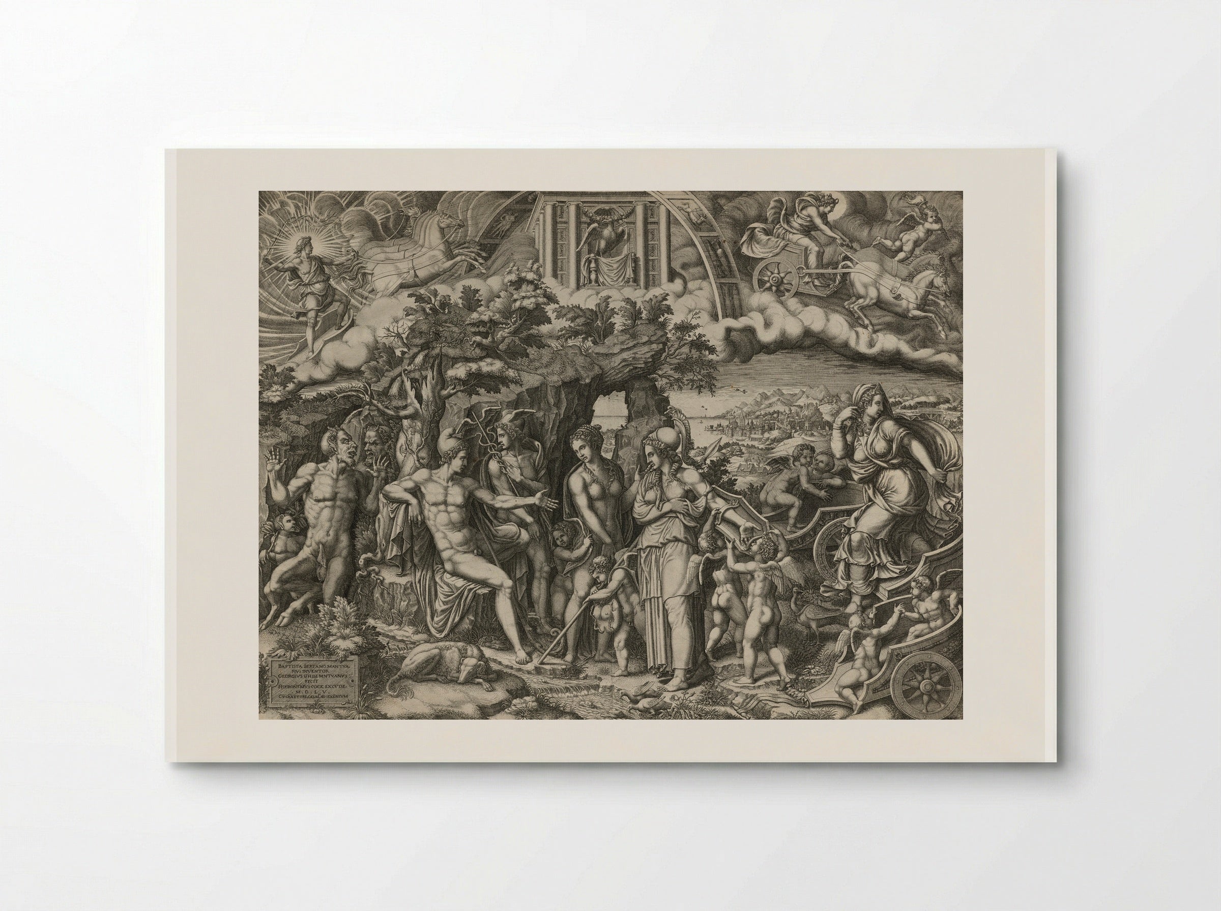 The Judgement of Paris - Giorgio Ghisi - Poster