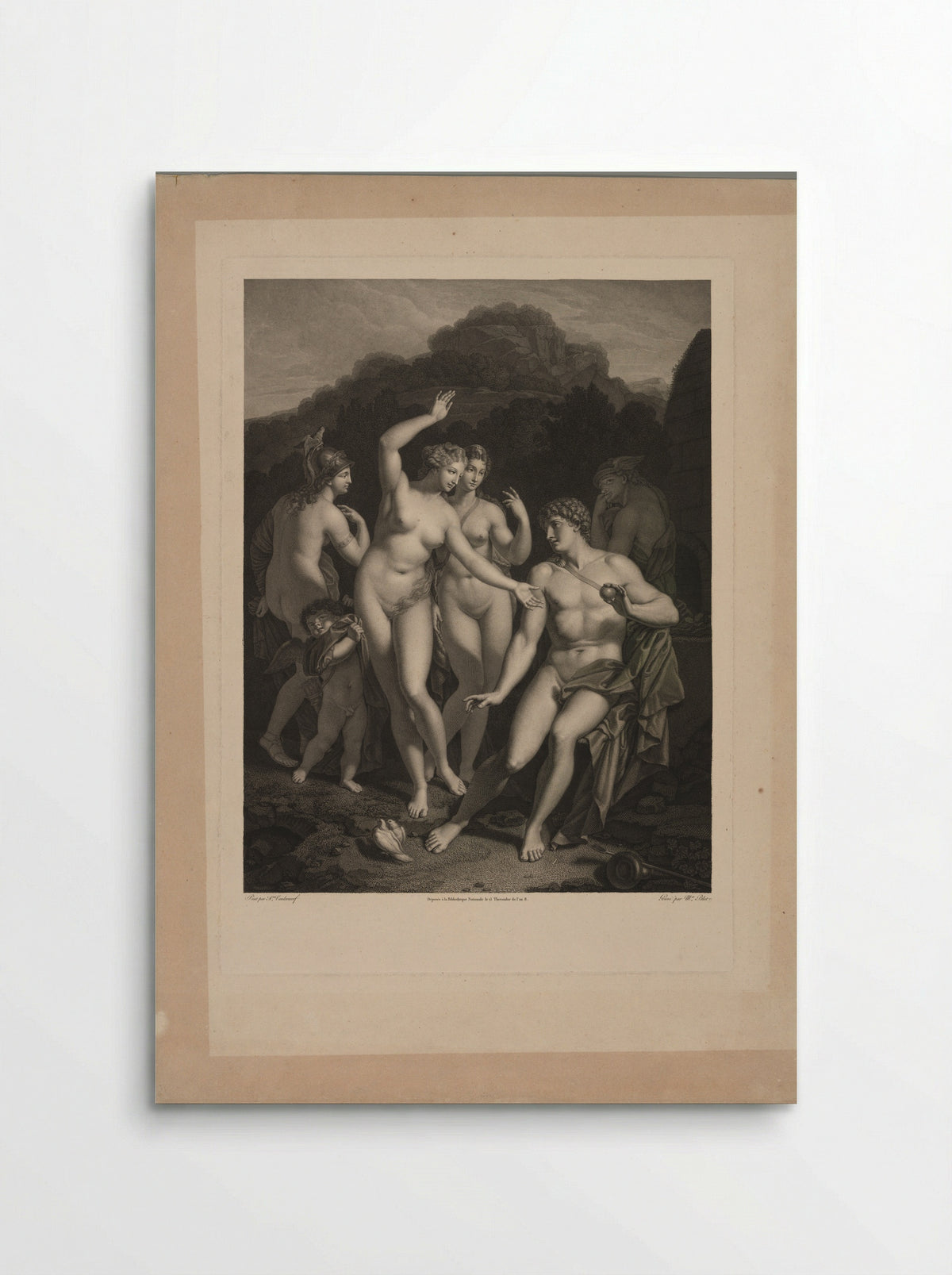 The Judgement of Paris - Maurice Blot - Poster
