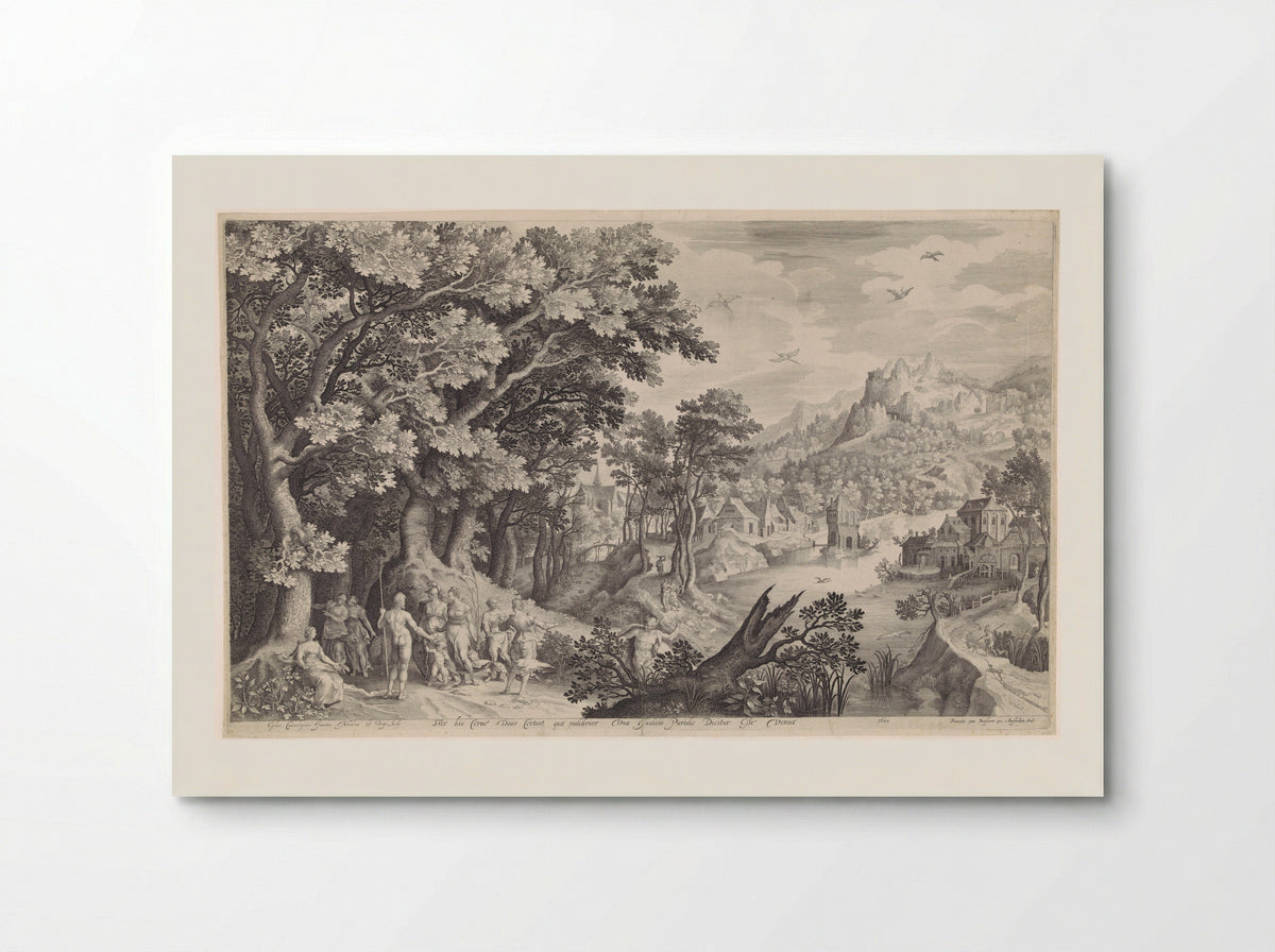 The Judgement of Paris - Jan Saenredam - Poster