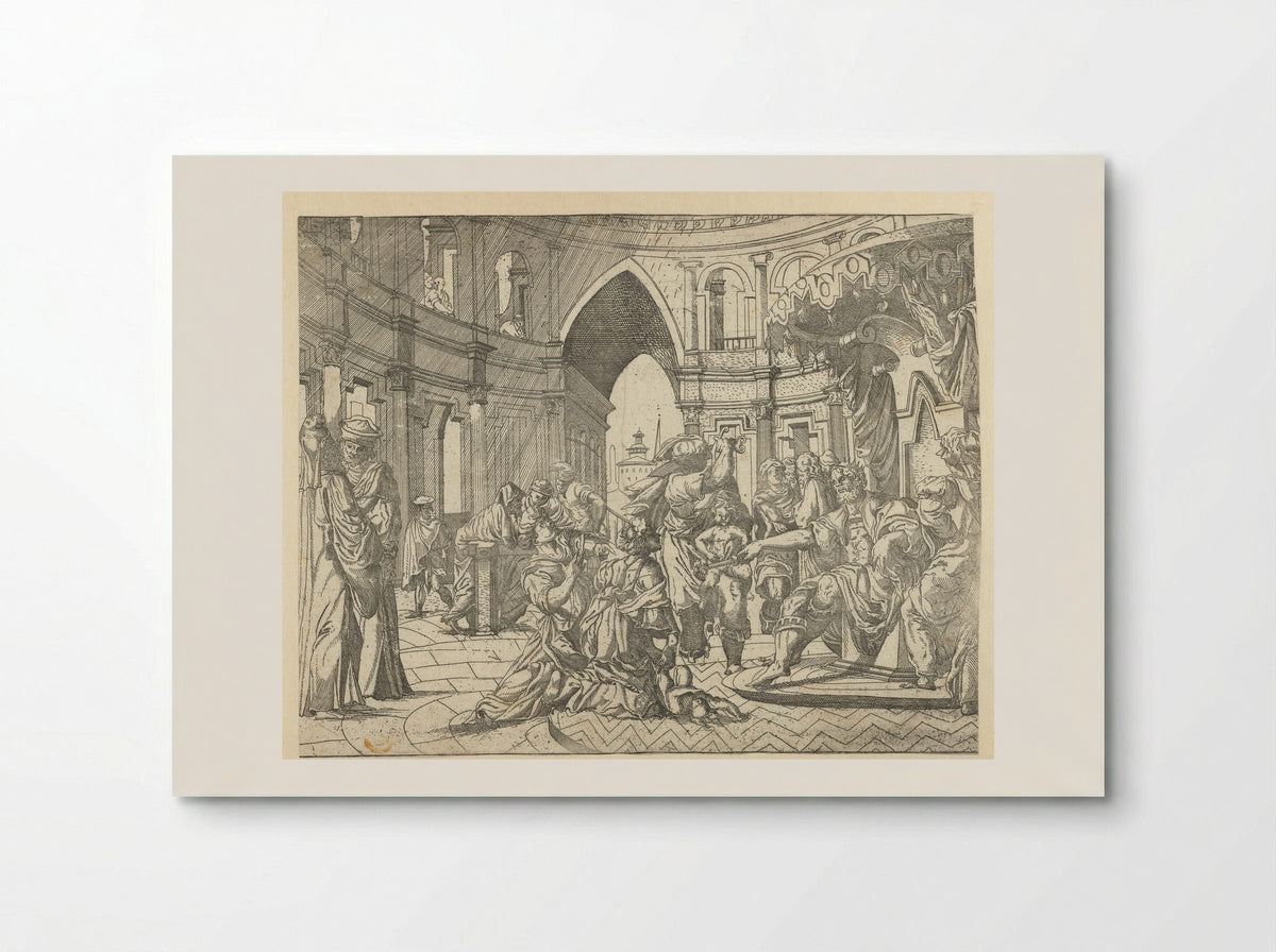 The Judgement of Solomon - Monogrammist SAF - Poster