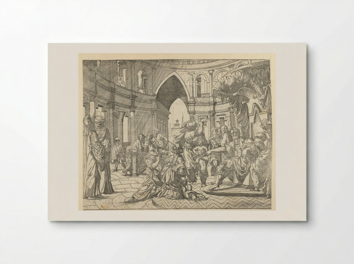 The Judgement of Solomon - Monogrammist SAF - Poster