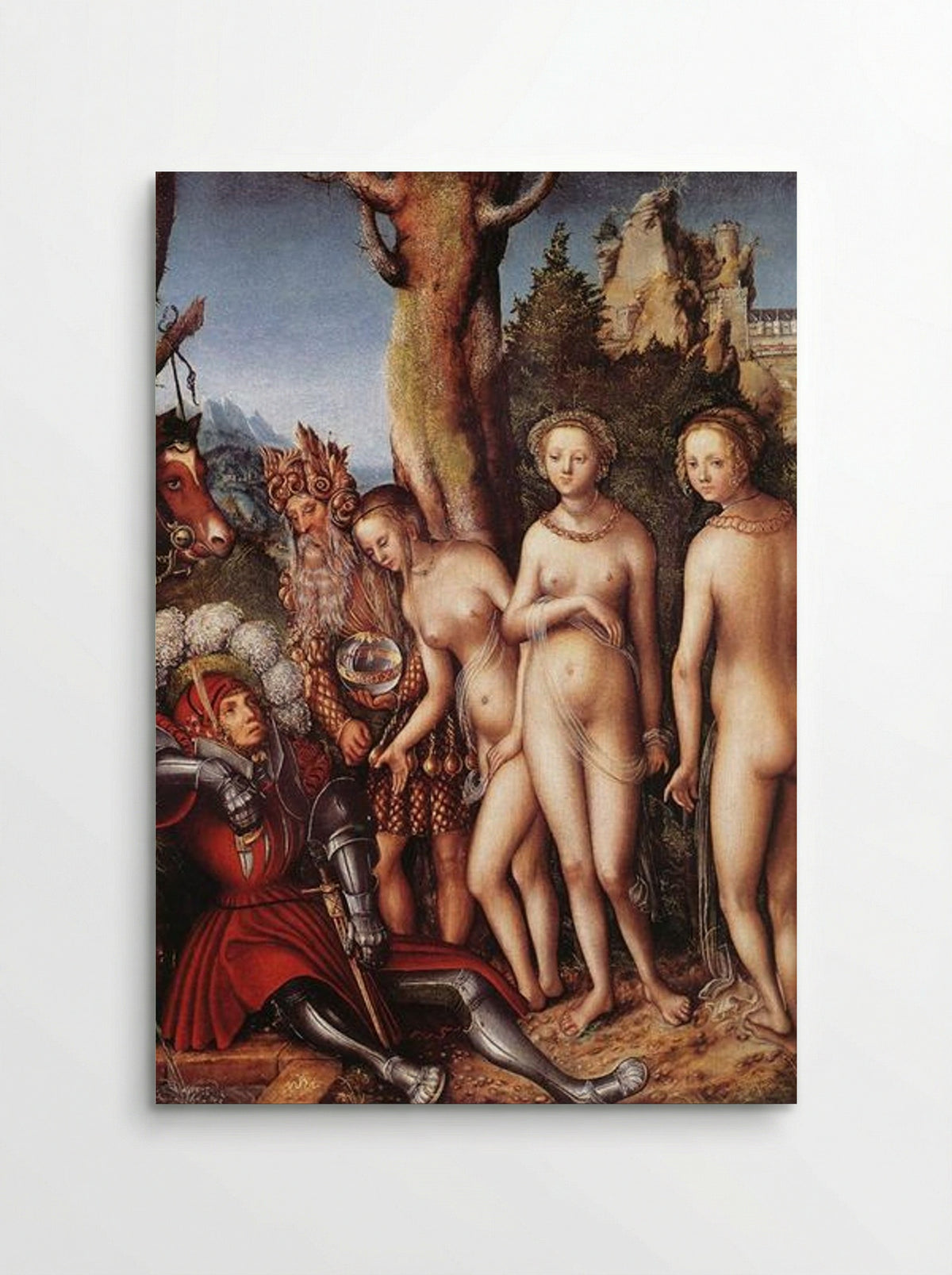 The Judgment of Paris - Lucas Cranach the Elder - Poster