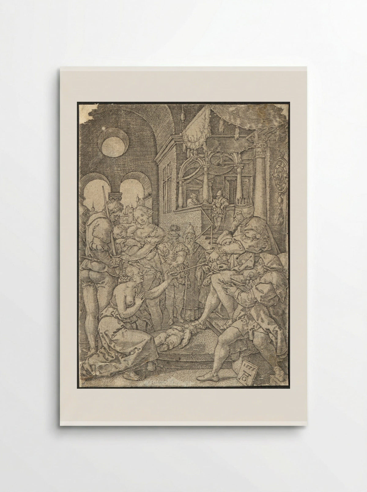 The Judgment of Solomon - Heinrich Aldegrever - Poster
