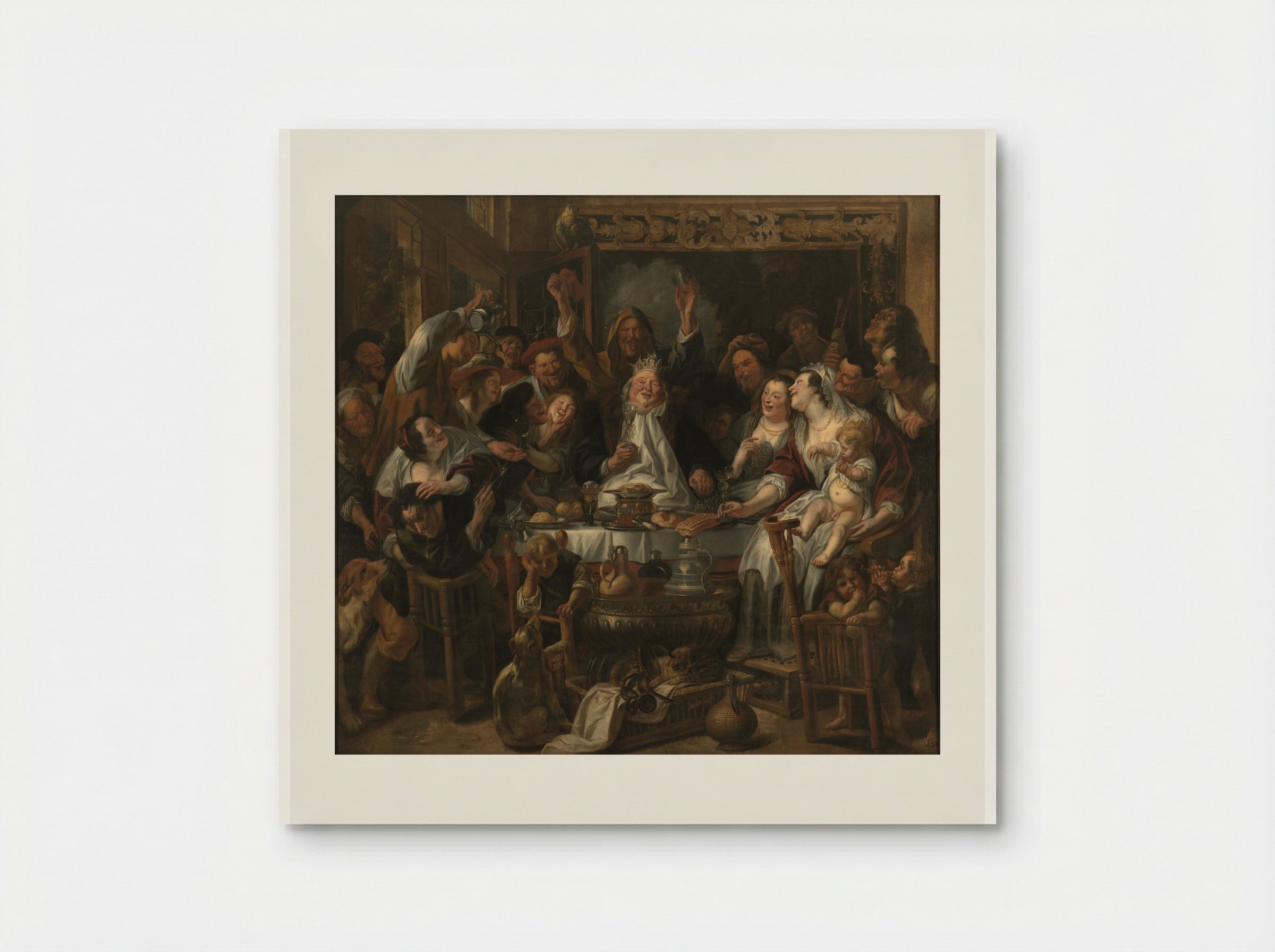 The King Drinks - Jacob Jordaens - Poster