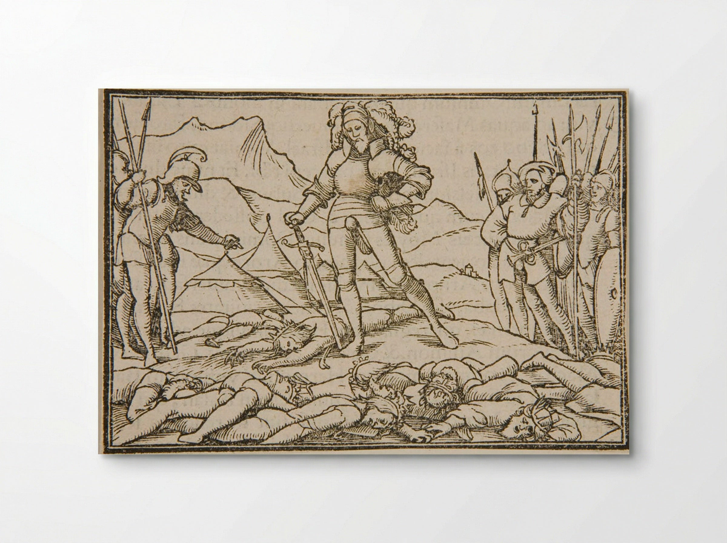 The Kings of Jordan Slain - Hans Holbein the Younger - Poster