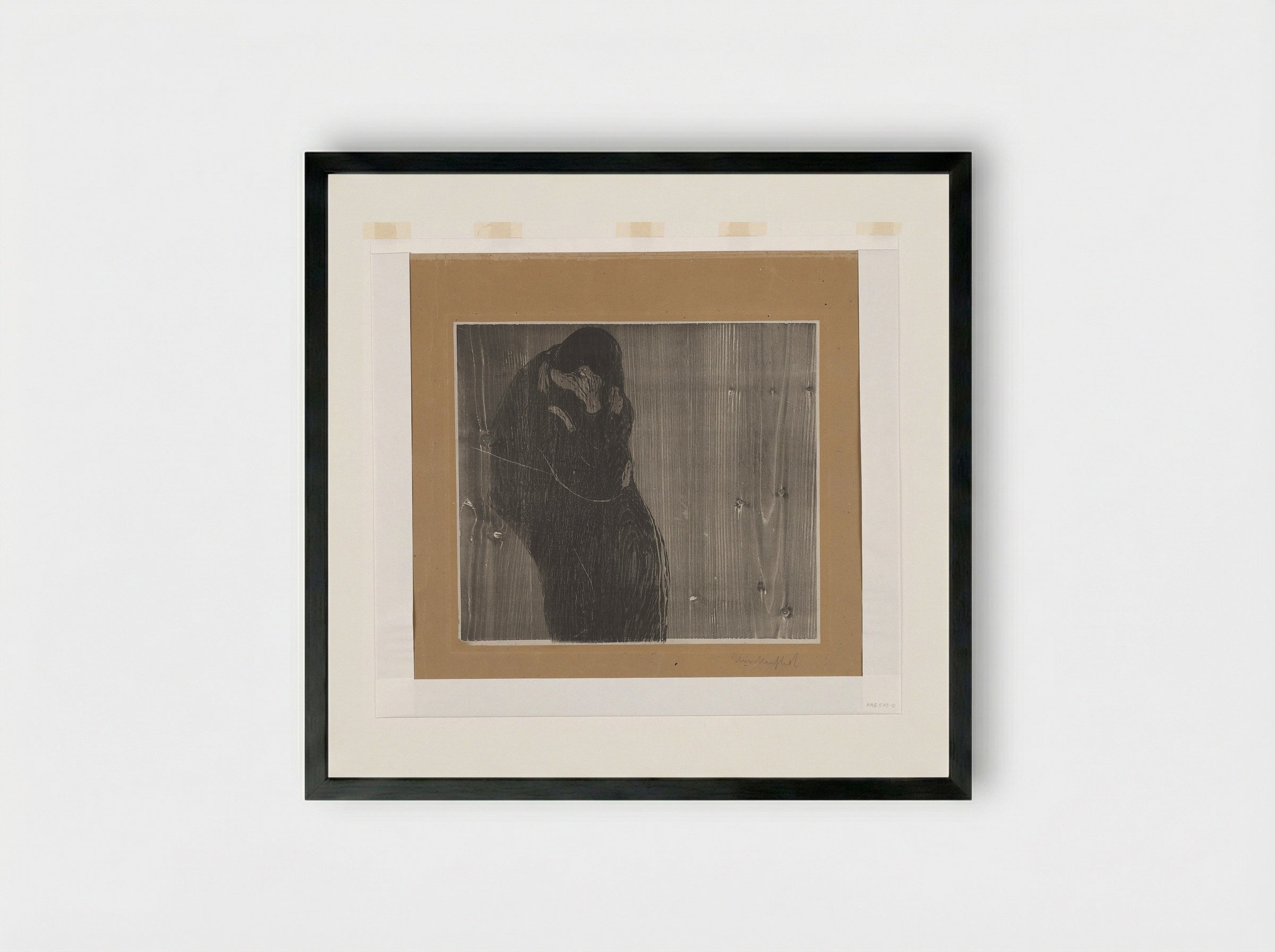 The Kiss III - Edvard Munch - Framed Print Black